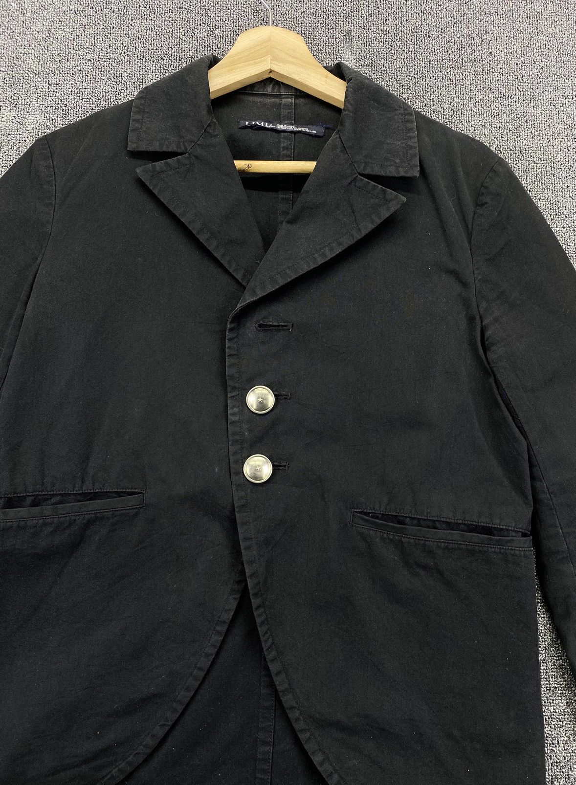 Yohji Yamamoto Vintage Yohji Yamamoto Limi Feu Coat Black Jacket Size S / US 4 / IT 40 - 5 Thumbnail