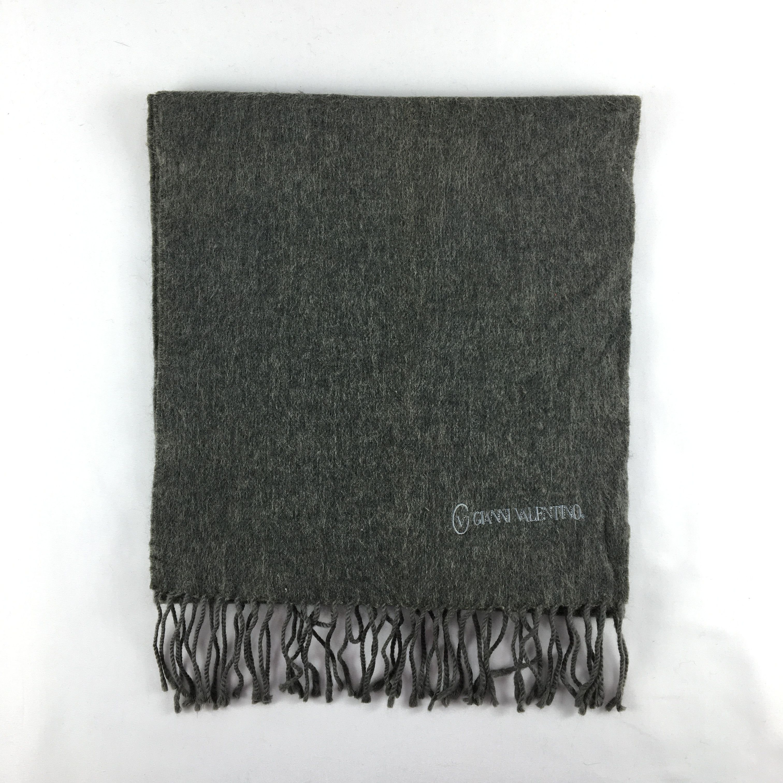 Vintage Vintage Gianni Valentino Scarf Muffler Wool Cashmere Size ONE SIZE - 2 Thumbnail