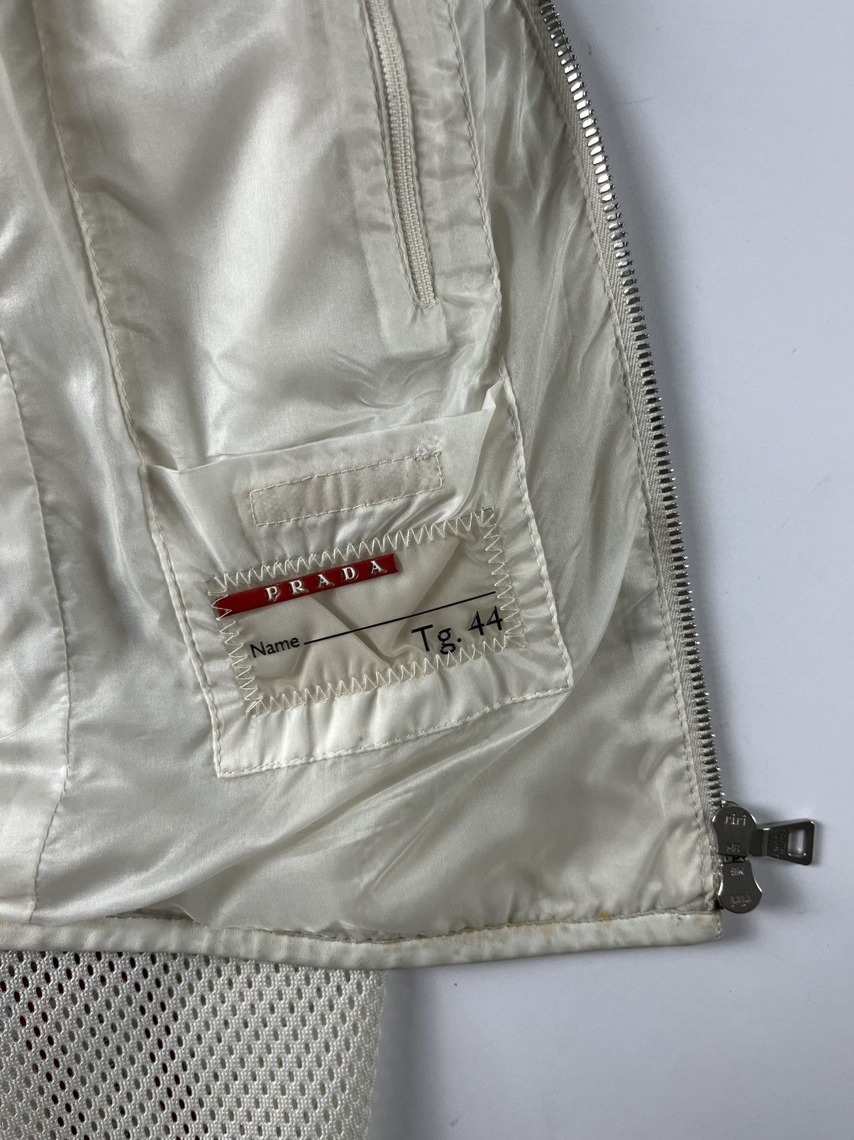 Prada Prada Mesh Leather Elbows Jacket SS 2000 Size S / US 4 / IT 40 - 9 Thumbnail