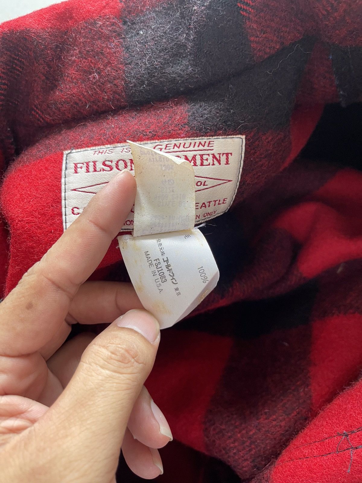 Filson × Toyo Enterprises Filson Double Mackinaw Cruiser Jacket Size US M / EU 48-50 / 2 - 14 Thumbnail