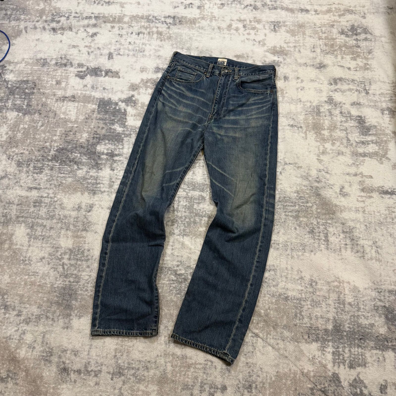 Bape × Nigo Authentic Bape 2000’s Sleeping Baby Milo Jeans 30 Size US 30 / EU 46 - 4 Thumbnail