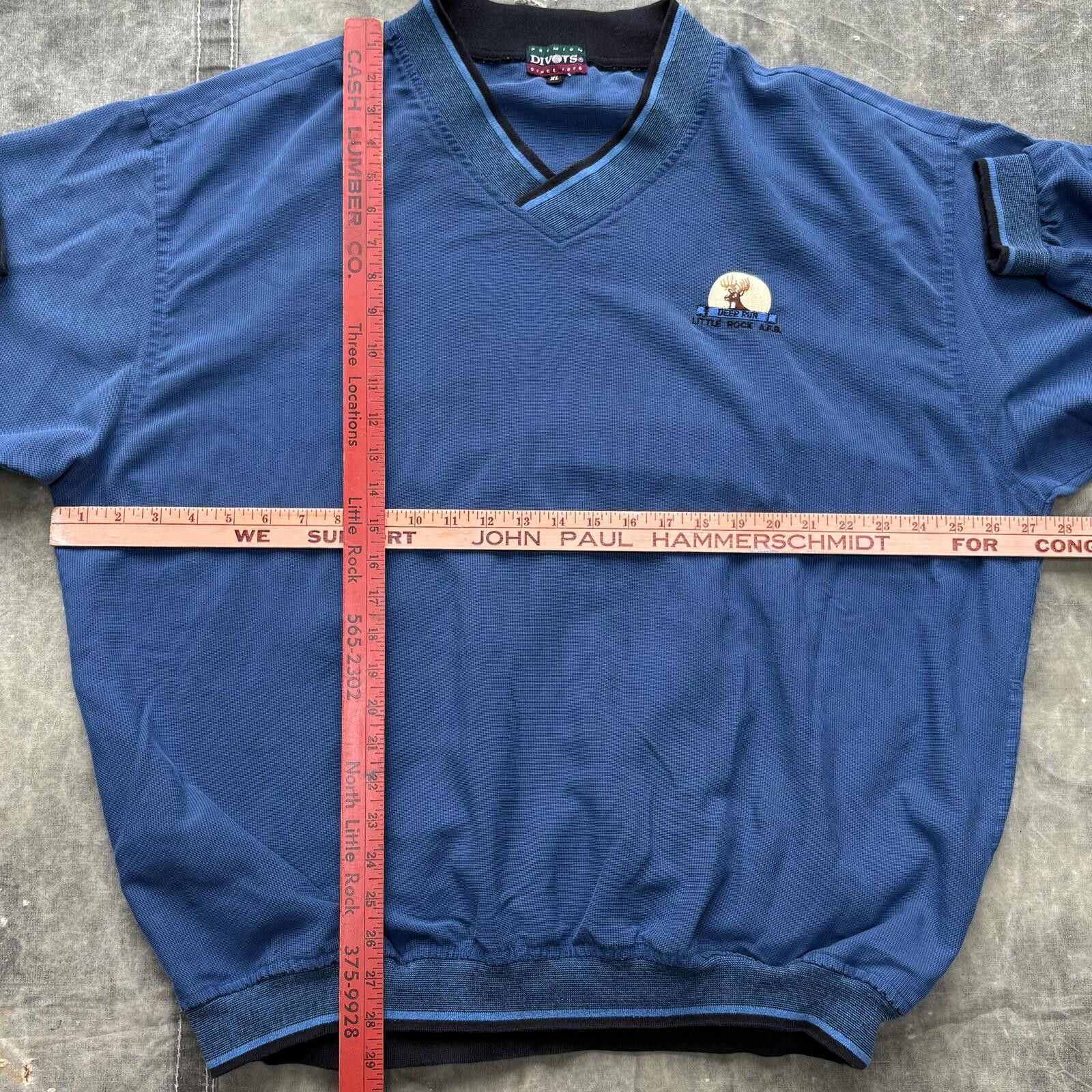 Vintage Vintage 90s Deer Run Golf Course Arkansas Windbreaker Size US XL / EU 56 / 4 - 4 Thumbnail