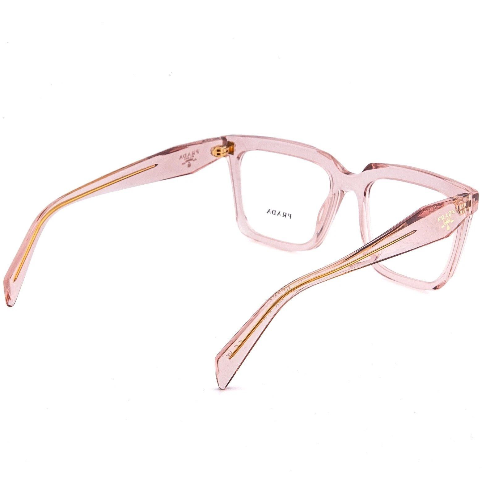 Prada PRADA SYMBOLE PRA19V Crystal Pink Triangle Logo A19V A19 Size ONE SIZE - 3 Thumbnail