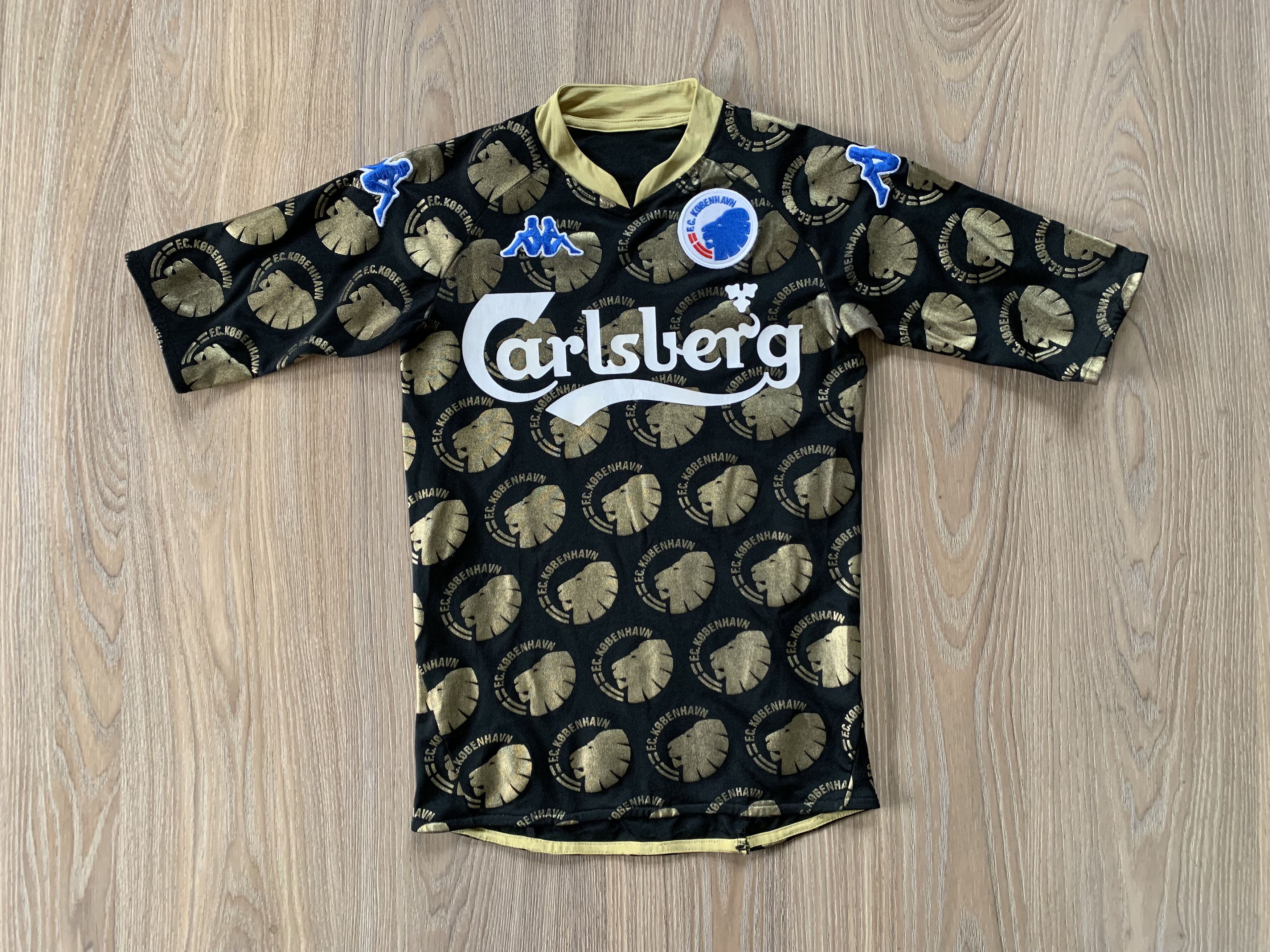 Kappa Kappa Kobenhavn FC Carlsberg Over Print Soccer Jersey Size US XXS / EU 40 - 2 Thumbnail