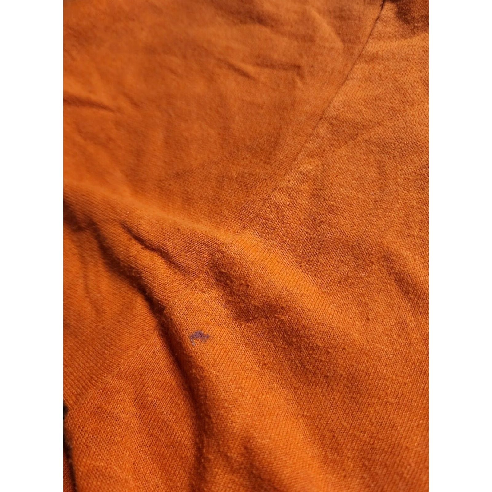 Mulberry VINTAGE Mulberry FL Hawks Middle School Mens L Orange Short Sleeve T Shirt Single Stitch Crew Neck Size US L / EU 52-54 / 3 - 4 Thumbnail