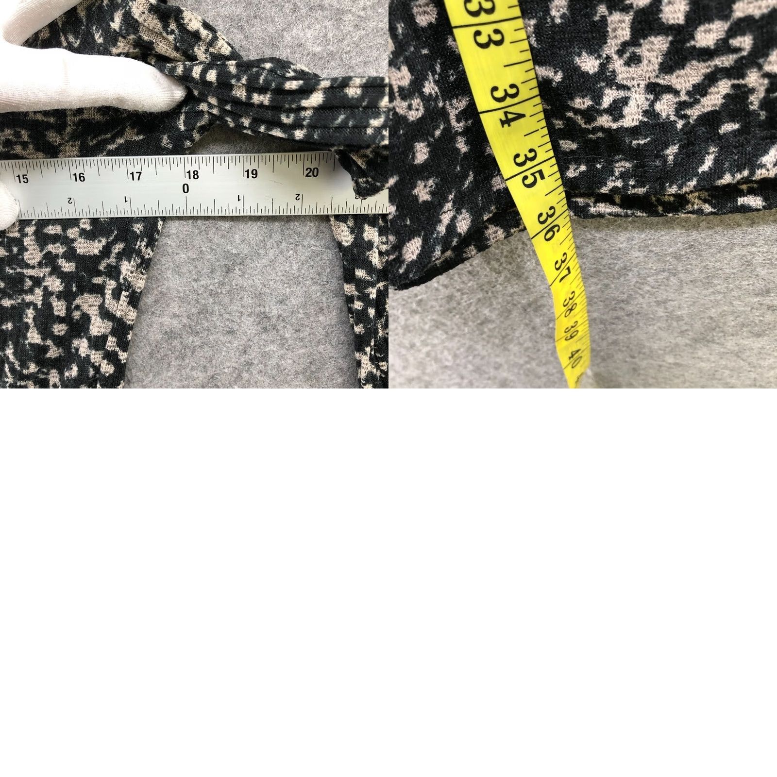 River Island River Island Knit Long Sleeve Dress Size 8 Black Leopard Print Midi Knit Dress Womens 8 Crew Neck Pullover Size M / US 6-8 / IT 42-44 - 8 Thumbnail