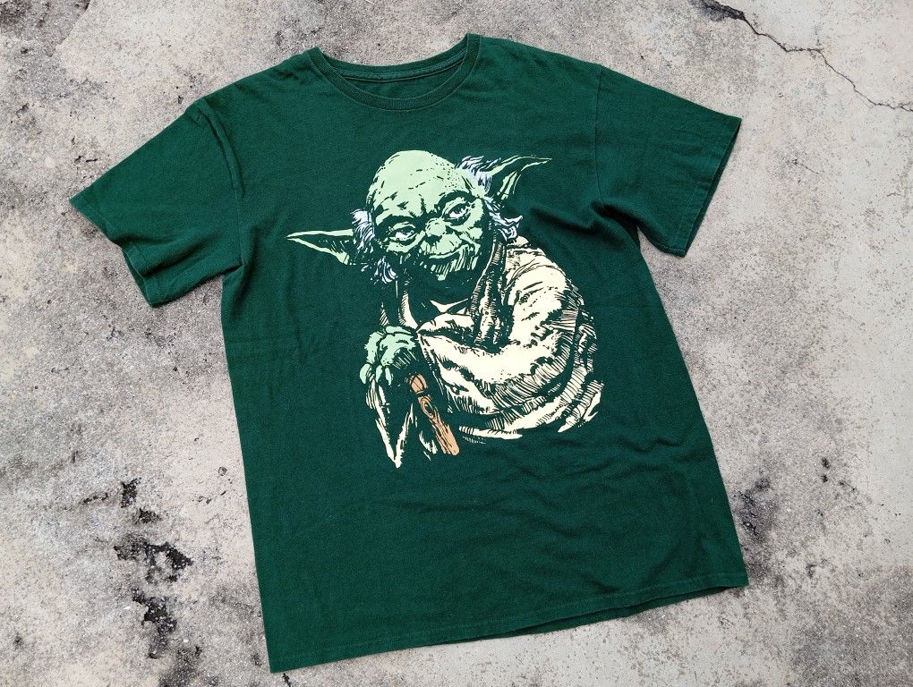 Star Wars Star Wars Yoda 👽 Tshirt Movie Jedi 💥 Size US M / EU 48-50 / 2 - 2 Thumbnail