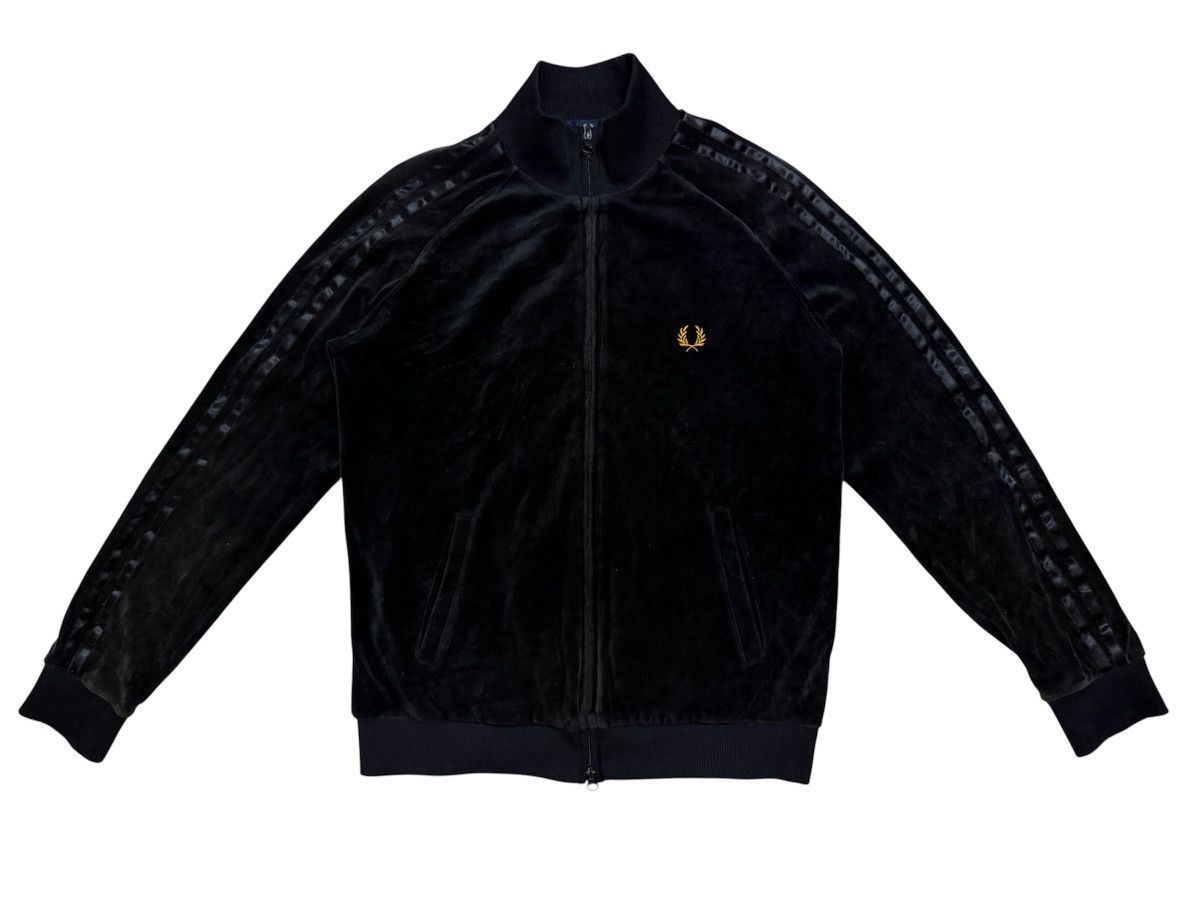 Fred Perry Fred Perry Velour Track Jacket Size US M / EU 48-50 / 2 - 1 Thumbnail