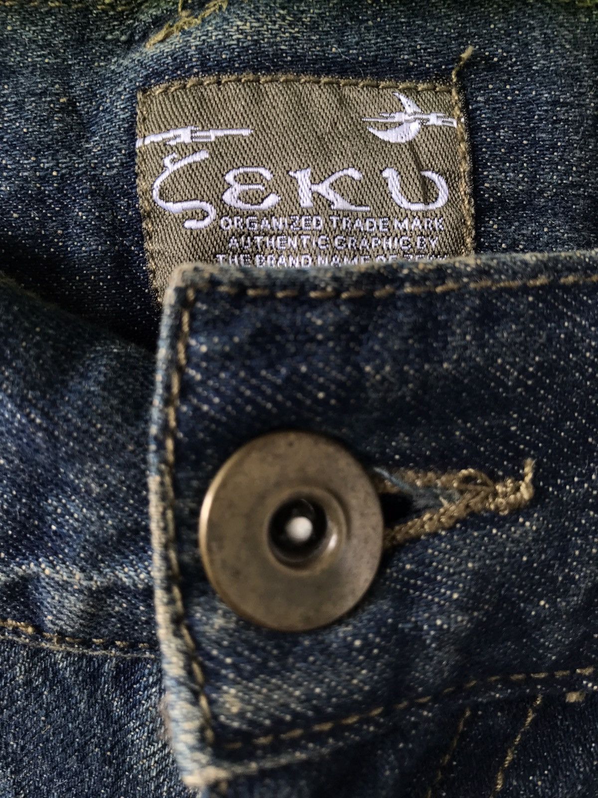 Japanese Brand Vintage Embroidery Koi Fish Japanese Jeans Size US 32 / EU 48 - 4 Thumbnail