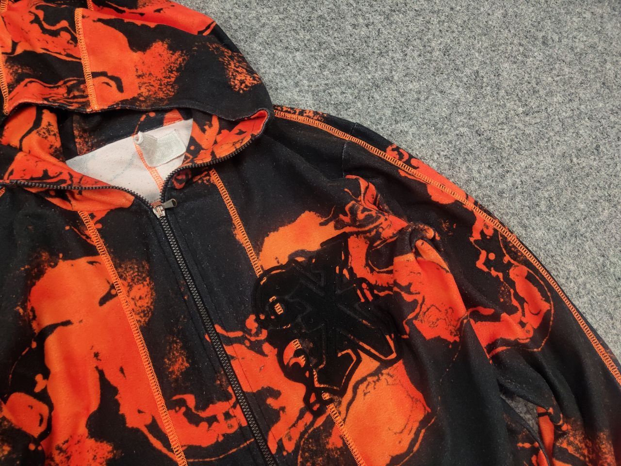 JET SET Vintage Jet Set Japanese Art Zip Fleece Hoodie Y2K Style Size US S / EU 44-46 / 1 - 7 Thumbnail