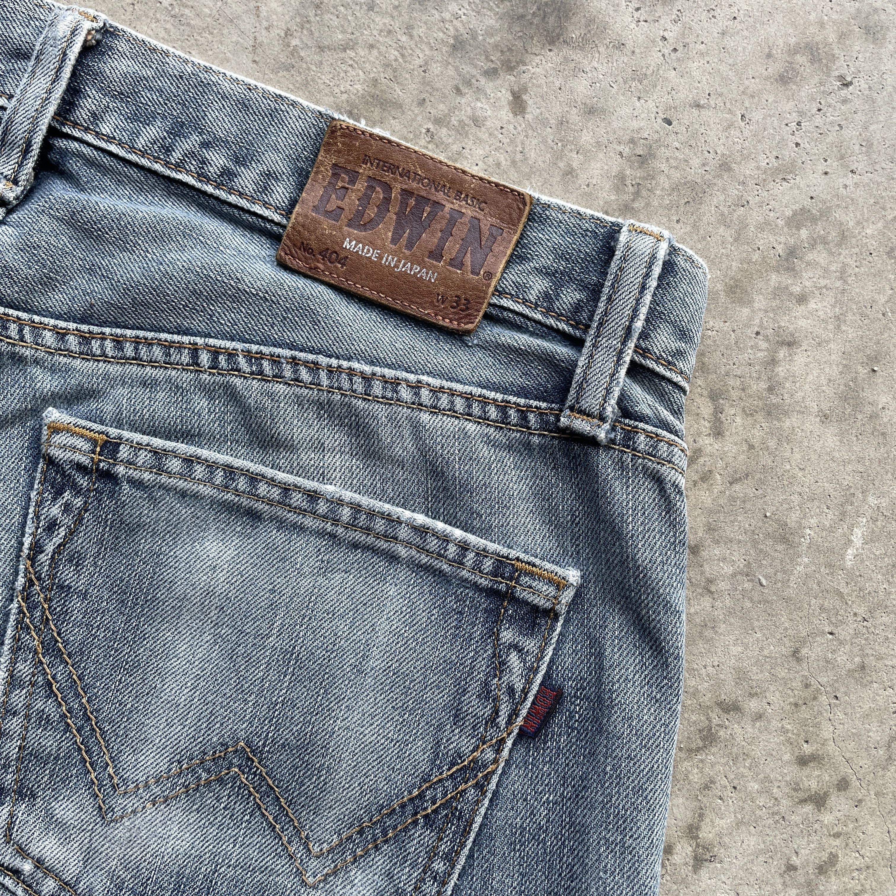 Edwin W34x31 VINTAGE EDWIN JEANS FADED JAPAN DENIM PANTS Size US 34 / EU 50 - 9 Thumbnail