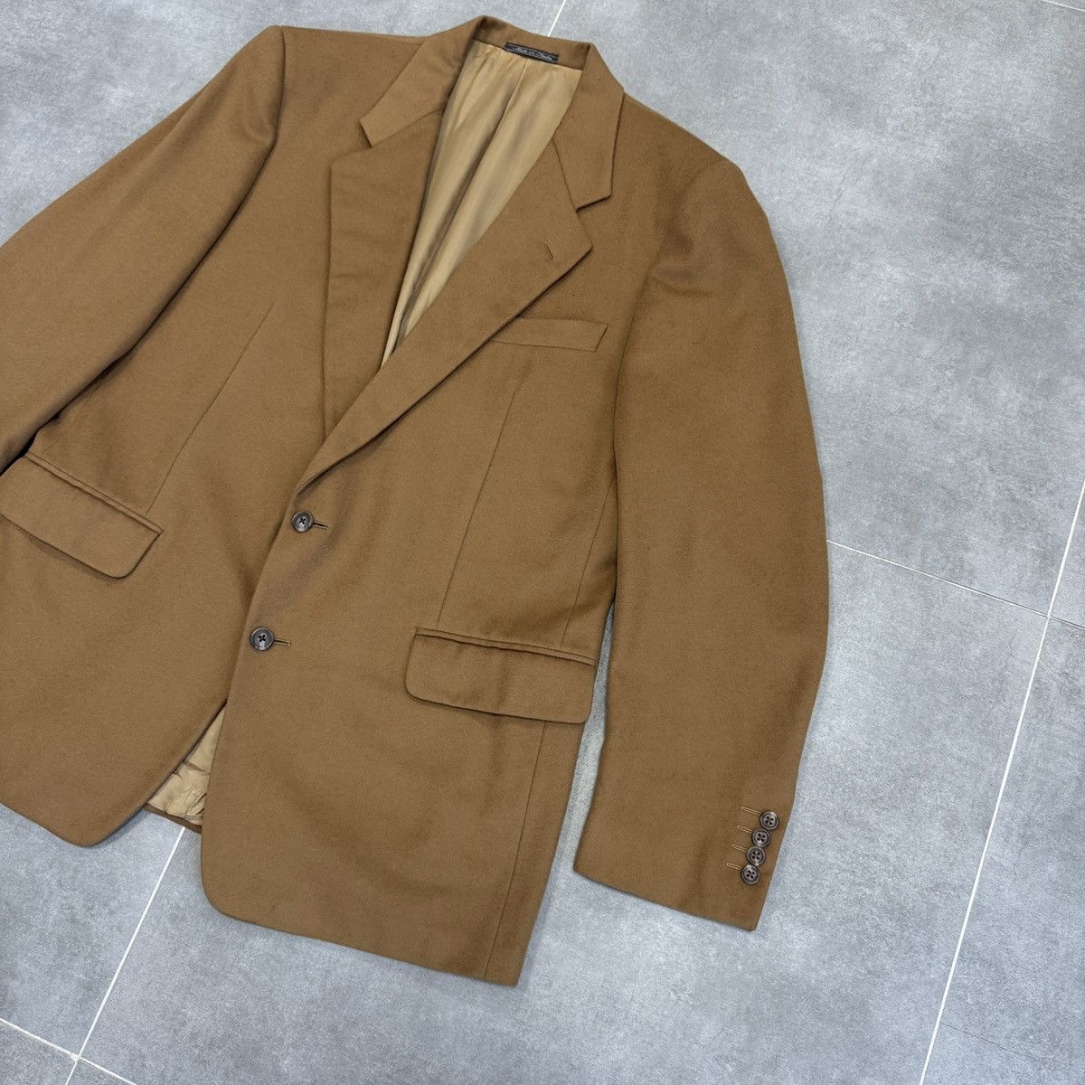 Corneliani Corneliani Linea Sartoria Wool Cashmere Blazer Men Size 52R Size 52R - 6 Thumbnail