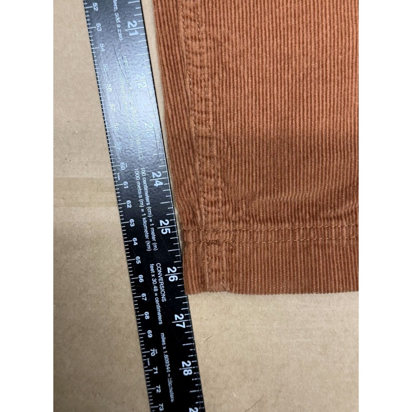 Vans Vans Corduroy Carpenter Pants Burnt Orange Womens Size 25 Skater Size 42" / US 20 - 4 Thumbnail
