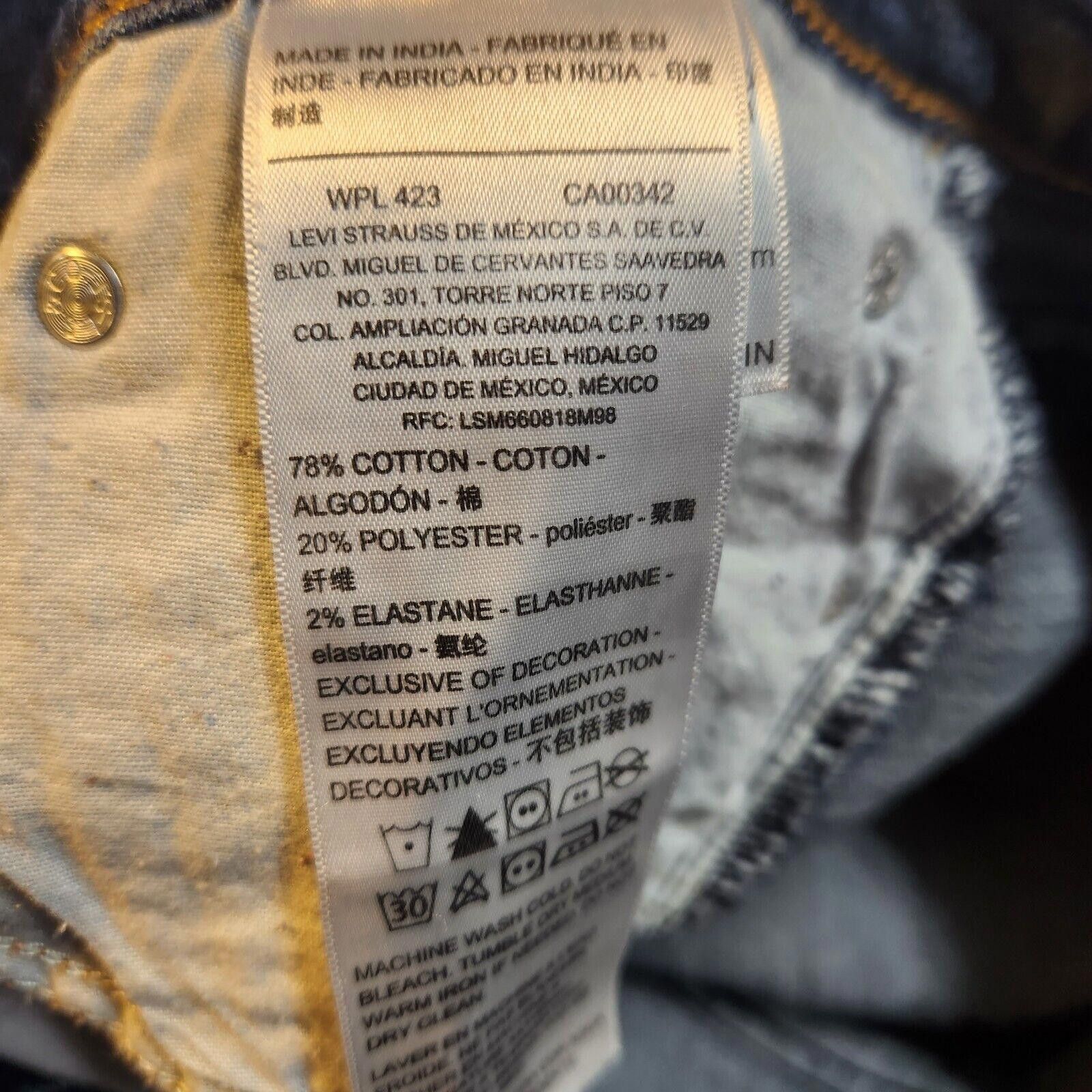 Levi's Sz 38x32 Mens Jeans Denizen Levis 218 Straight Fit Size US 38 / EU 54 - 9 Thumbnail