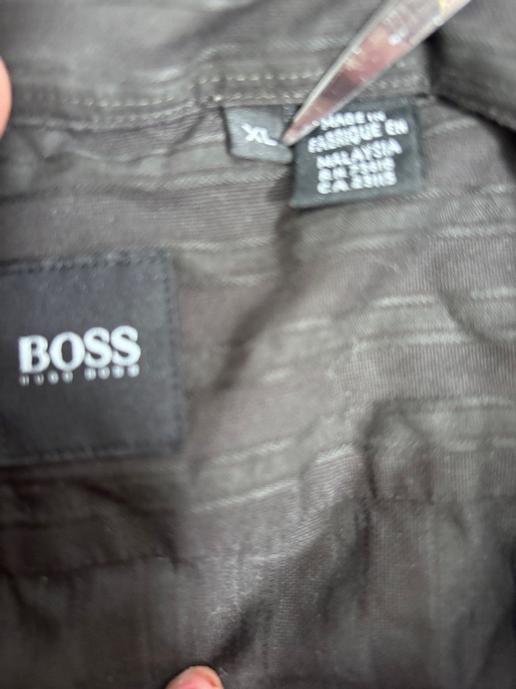 Hugo Boss Men's BOSS Hugo Boss Shirt, XL, Black Size US XL / EU 56 / 4 - 7 Thumbnail