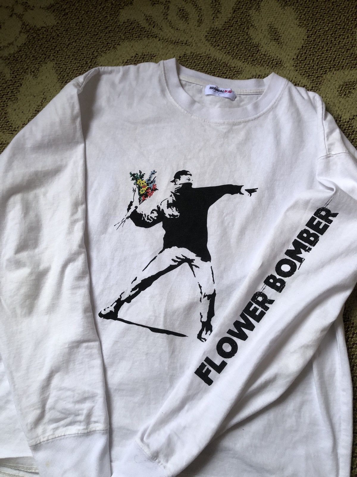 Vintage Vintage Banksy Flower Bomber Size US L / EU 52-54 / 3 - 6 Thumbnail