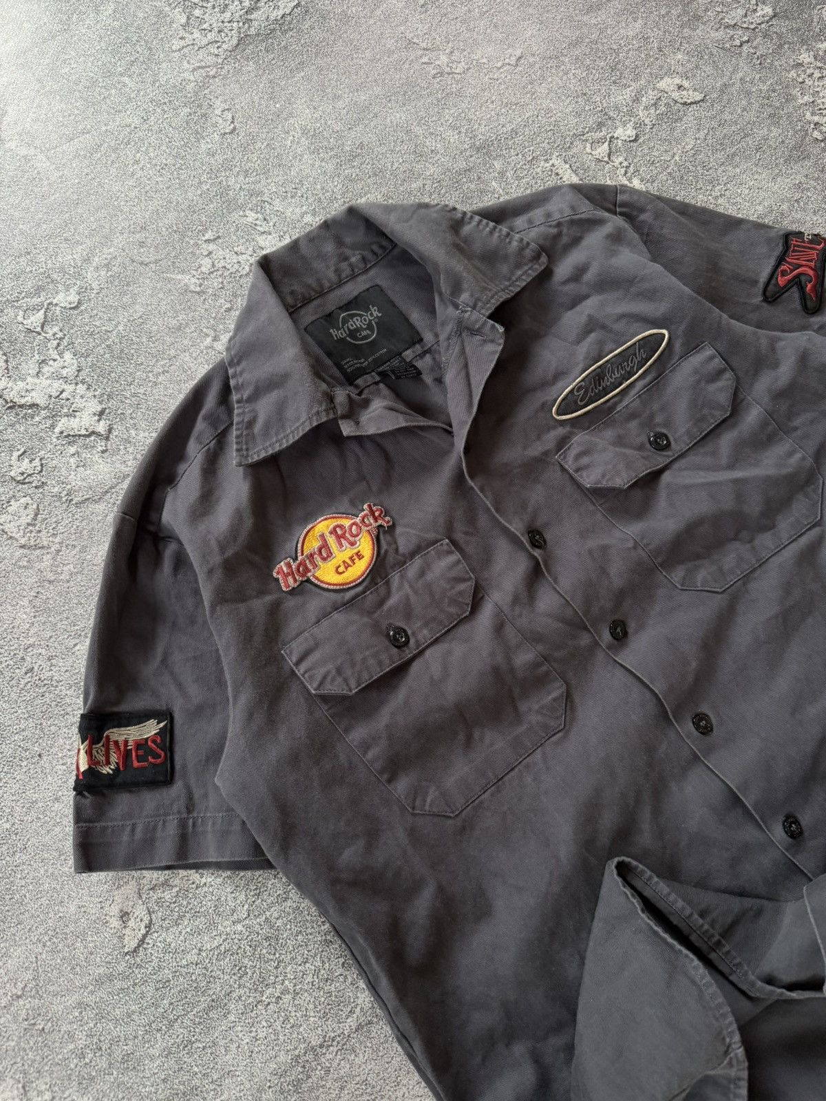 Hard Rock Cafe × Vintage Hard Rock🎸 Cafe S shirt button up polo tee T-shirt patchwork Size US S / EU 44-46 / 1 - 2 Thumbnail