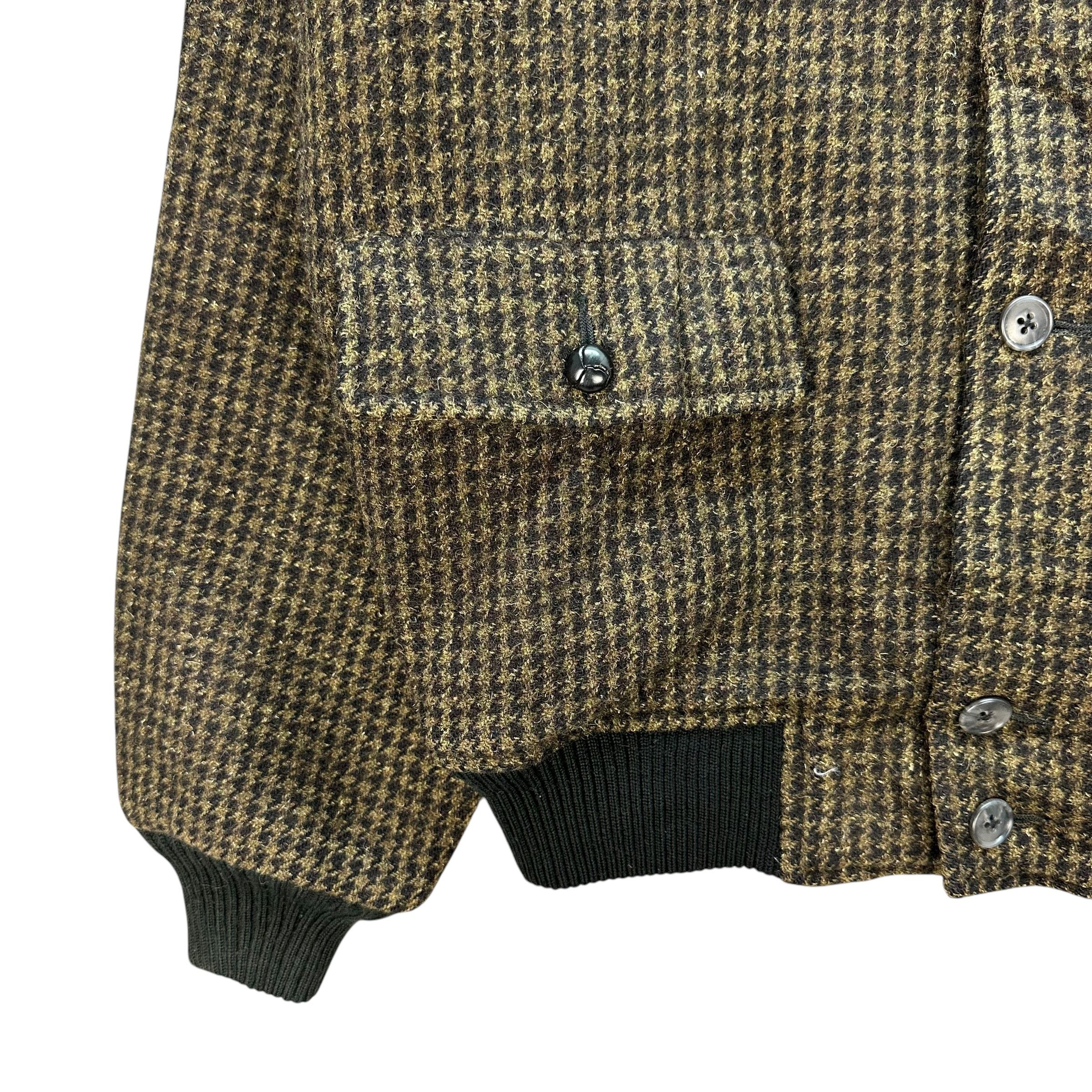 McGregor 80's MCGREGOR Houndstooth Wool Bomber Jacket #A74-1778 Size US L / EU 52-54 / 3 - 4 Thumbnail