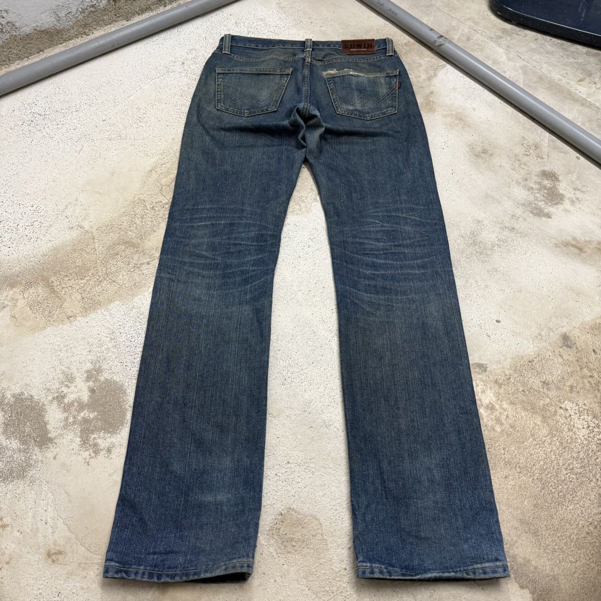 Edwin Vintage Edwin 402 Original Hem Chainstitch Denim Pant Size US 29 - 2 Thumbnail