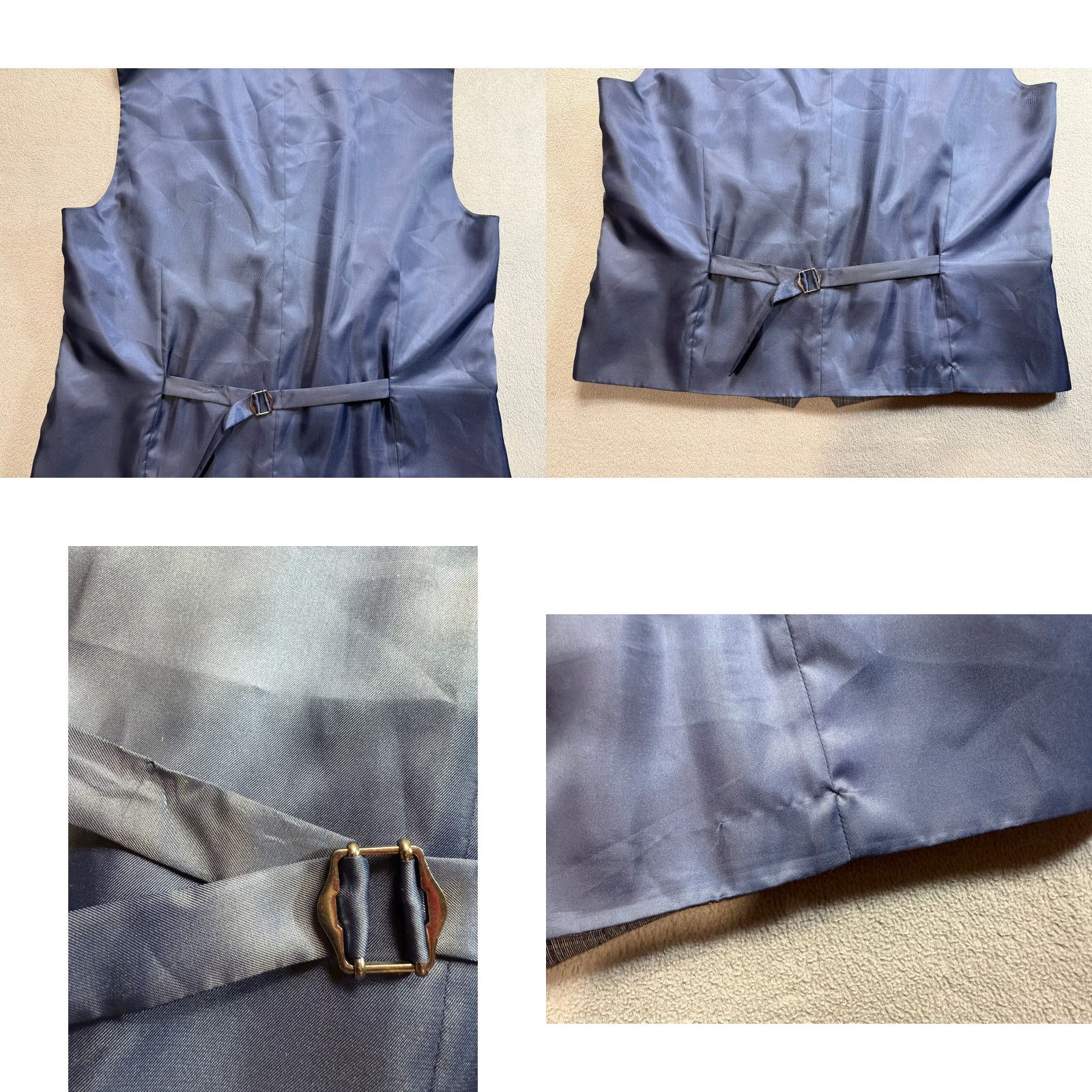 NEXT NEXT Mens 42R Gray Wool Blend Vest Waistcoat Suit Vest 3 Piece Shirt Style Size US XS / EU 42 / 0 - 9 Thumbnail