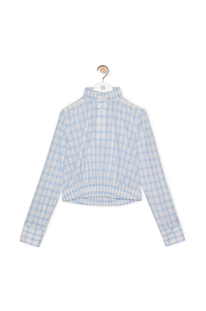 Loewe o1w1db10426 Blouses in Blue Size M / US 6-8 / IT 42-44 - 1 Thumbnail