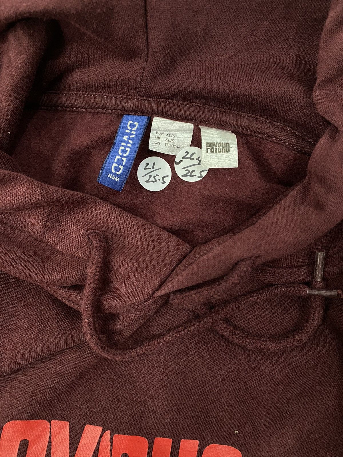 H&M 💥PSYCHO horror film movie hoodies rare sweater Size US XL / EU 56 / 4 - 4 Thumbnail