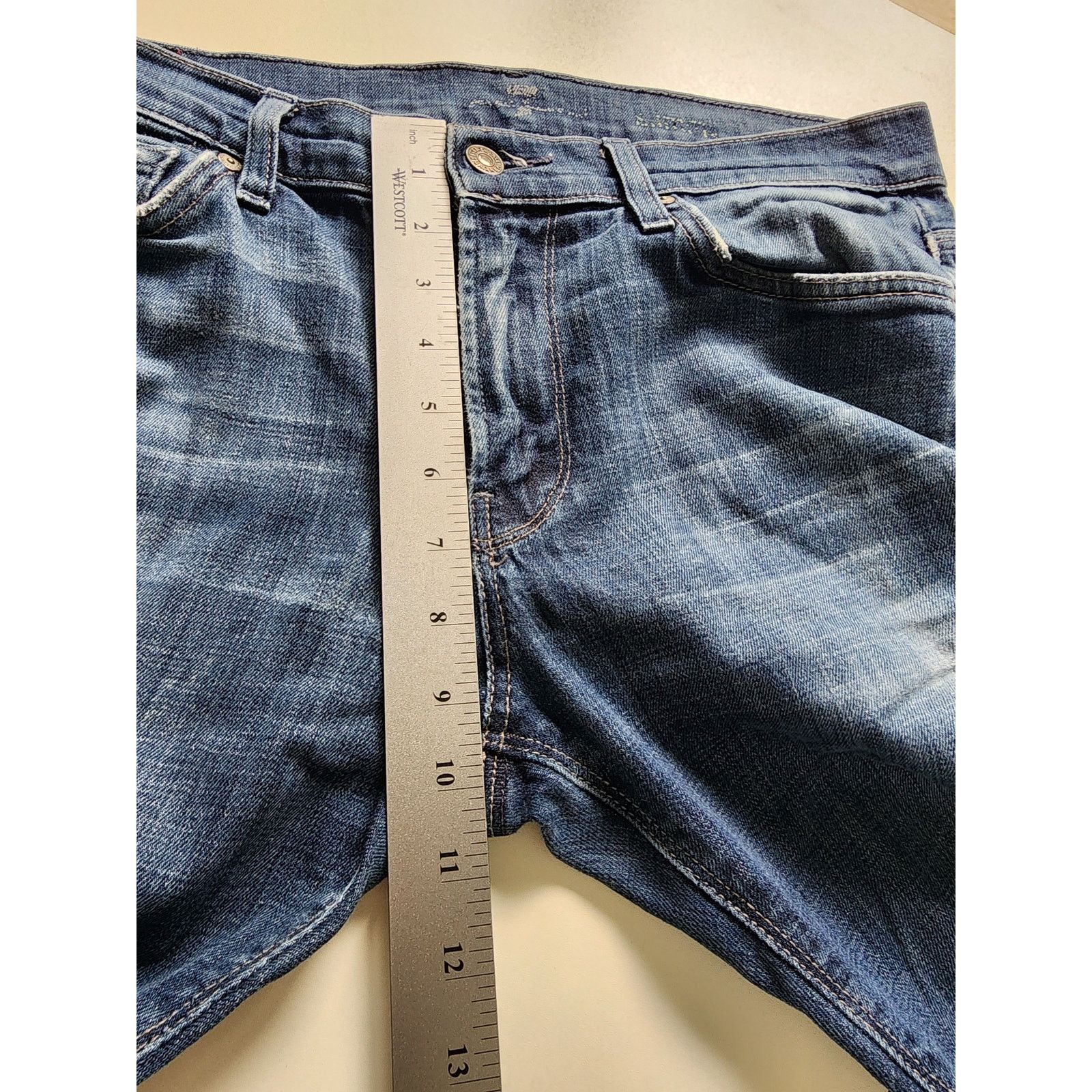 7 For All Mankind 7 for all man kind slimmy straight jeans mens 32 Size US 32 / EU 48 - 6 Thumbnail