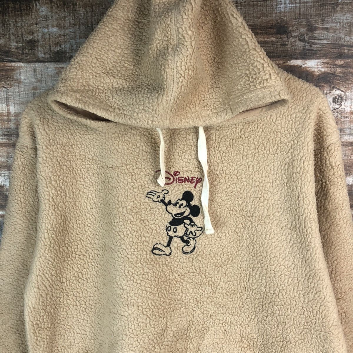 Disney × Mickey Mouse Disney Mickey Mouse Brown Hoodie #A1466 Size US L / EU 52-54 / 3 - 5 Thumbnail