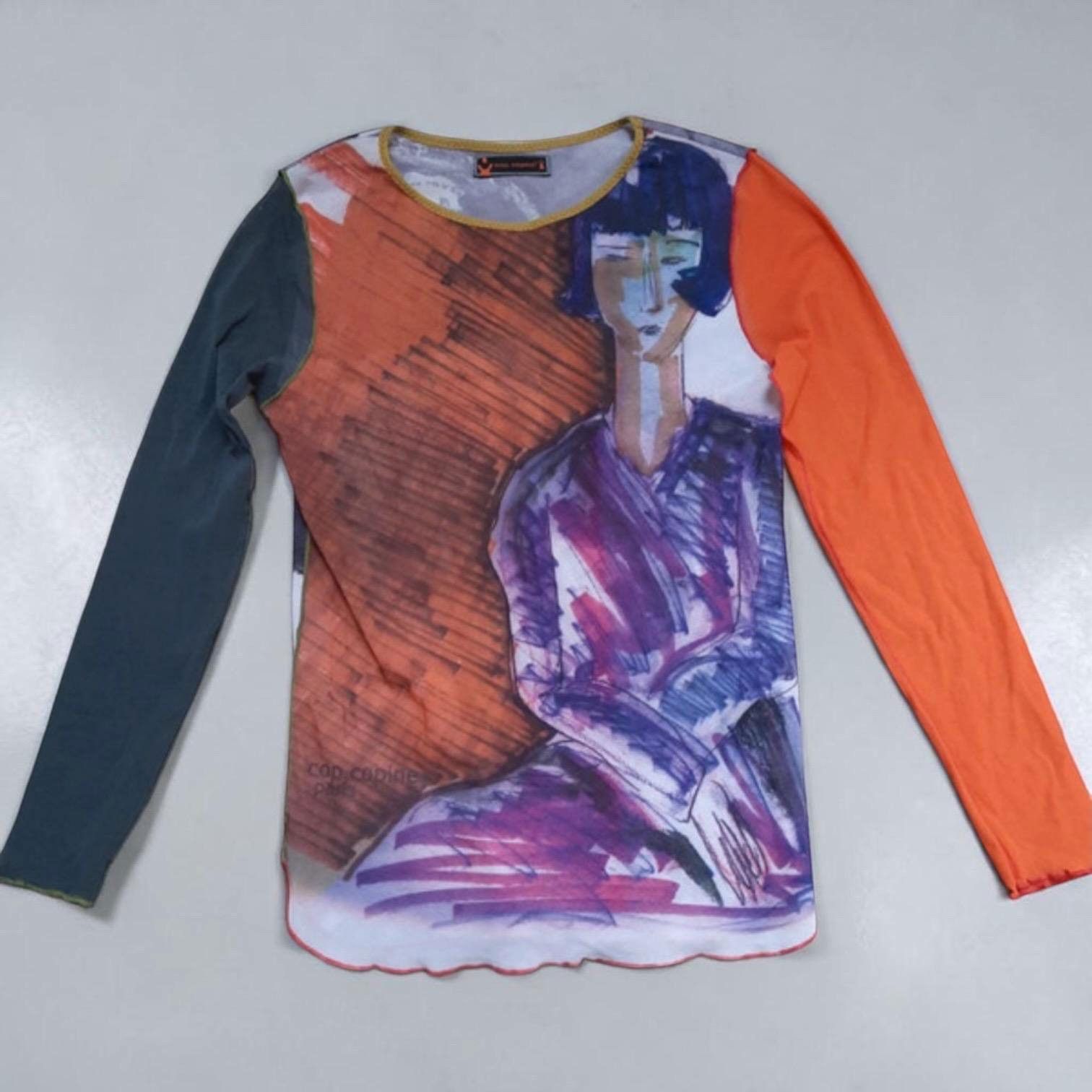 Other The Cop Copine Painted Lady Meshtop Size ONE SIZE - 1 Thumbnail
