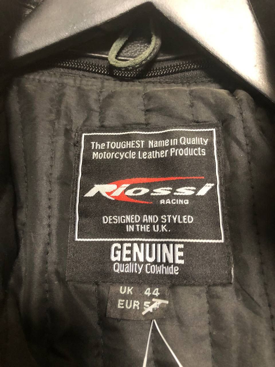 Genuine Leather Riossi Leather Moto Racing Jacket Size US M / EU 48-50 / 2 - 14 Thumbnail