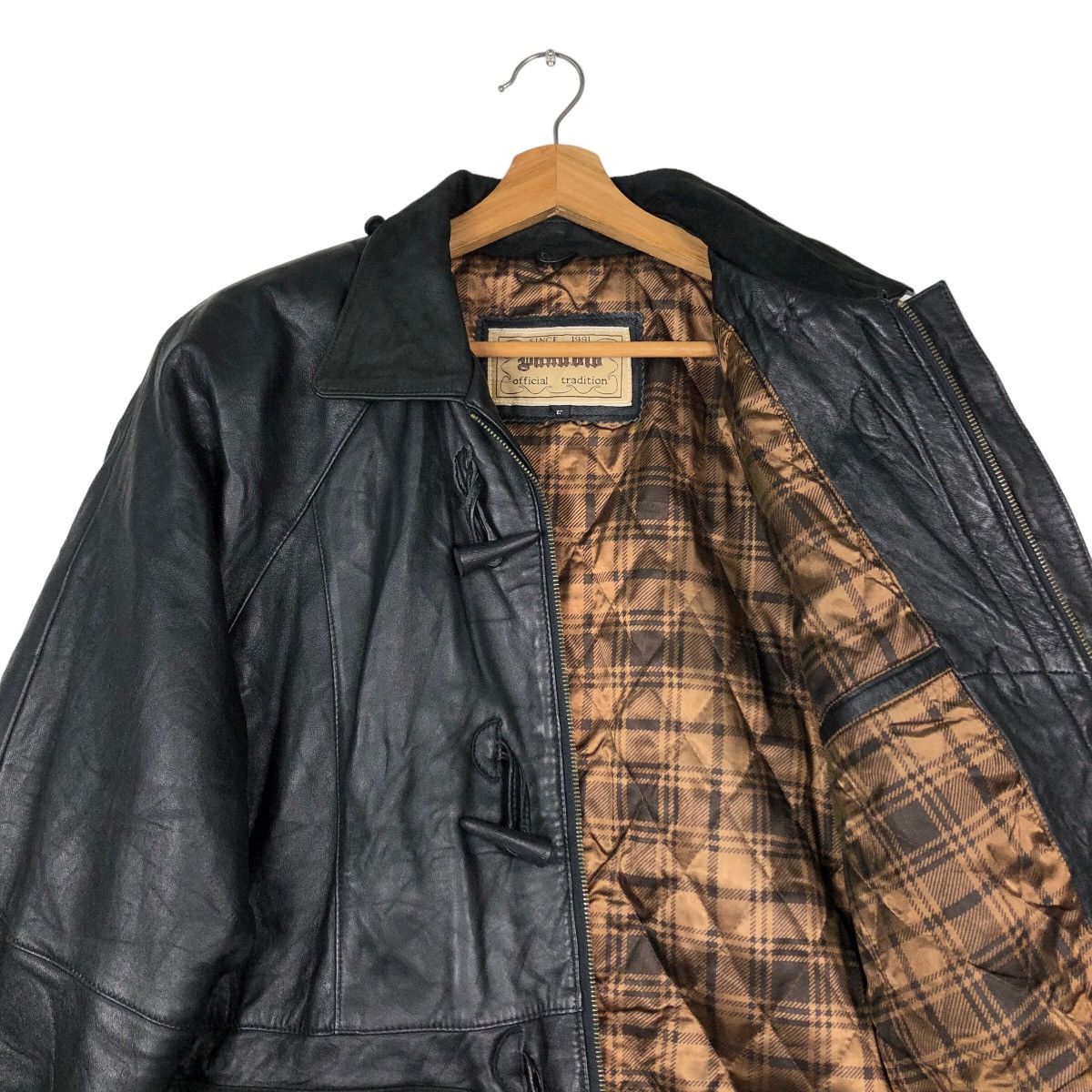 Japanese Brand 🔥Vintage Biker Leather Jacket Donobio Blanket Issey Miyake Size US M / EU 48-50 / 2 - 12 Thumbnail