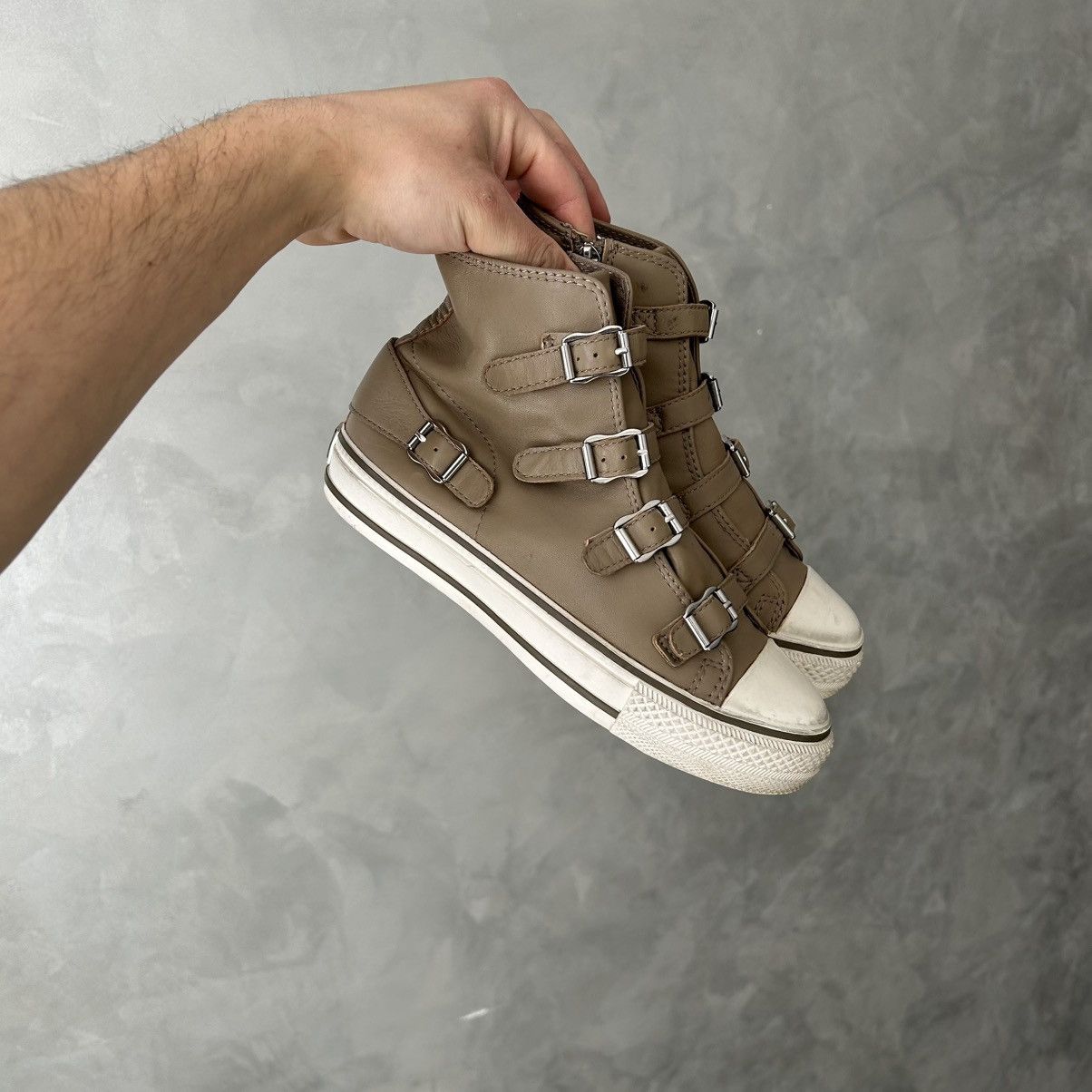 ASH Ash Leather Buckle Non Wedge Isabel Marant Bekett Style Size US 6 / IT 36 - 2 Thumbnail