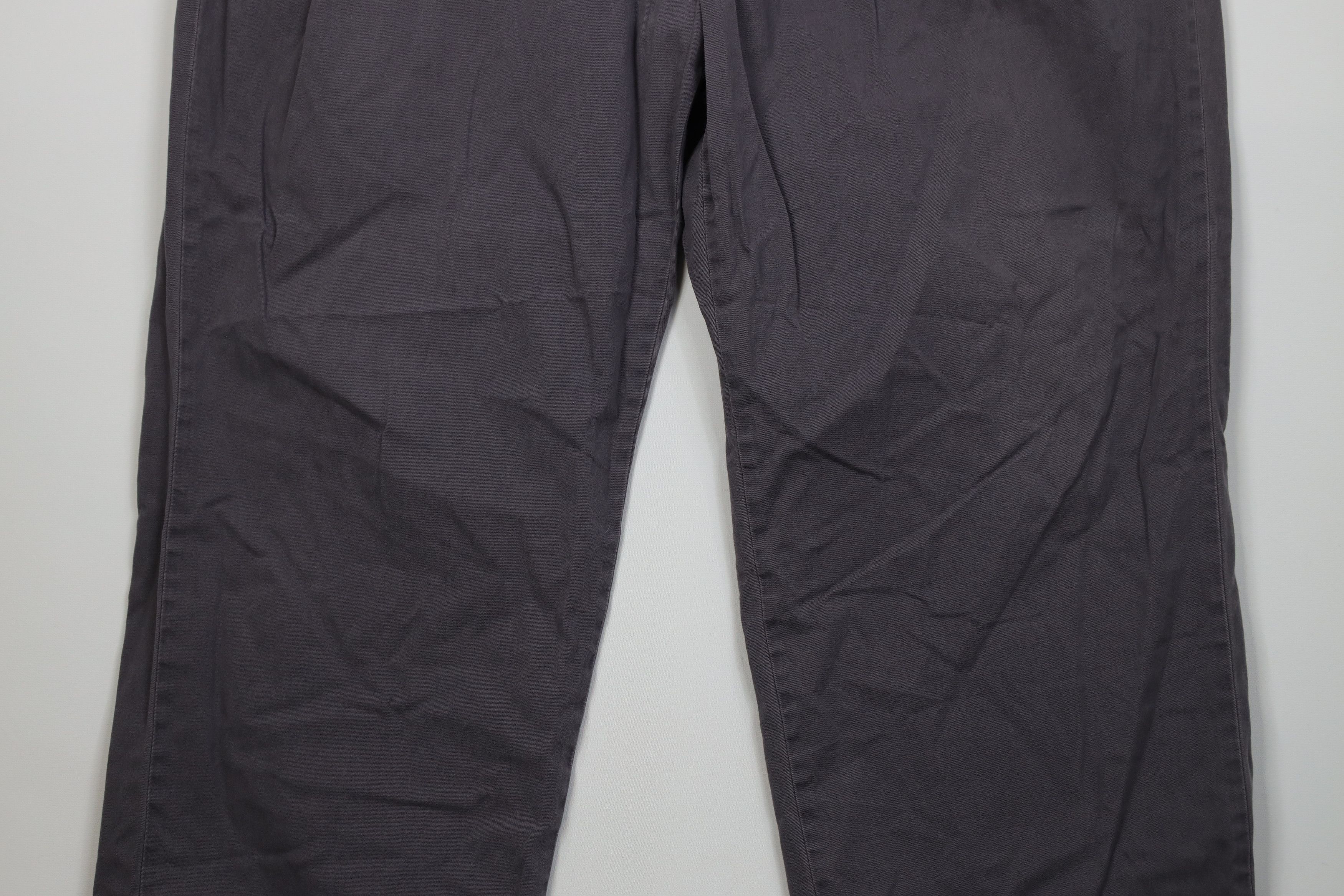 Eddie Bauer AS IS Vintage 90s Eddie Bauer Wide Leg Chino Pants Gray USA Size US 42 / EU 58 - 3 Thumbnail