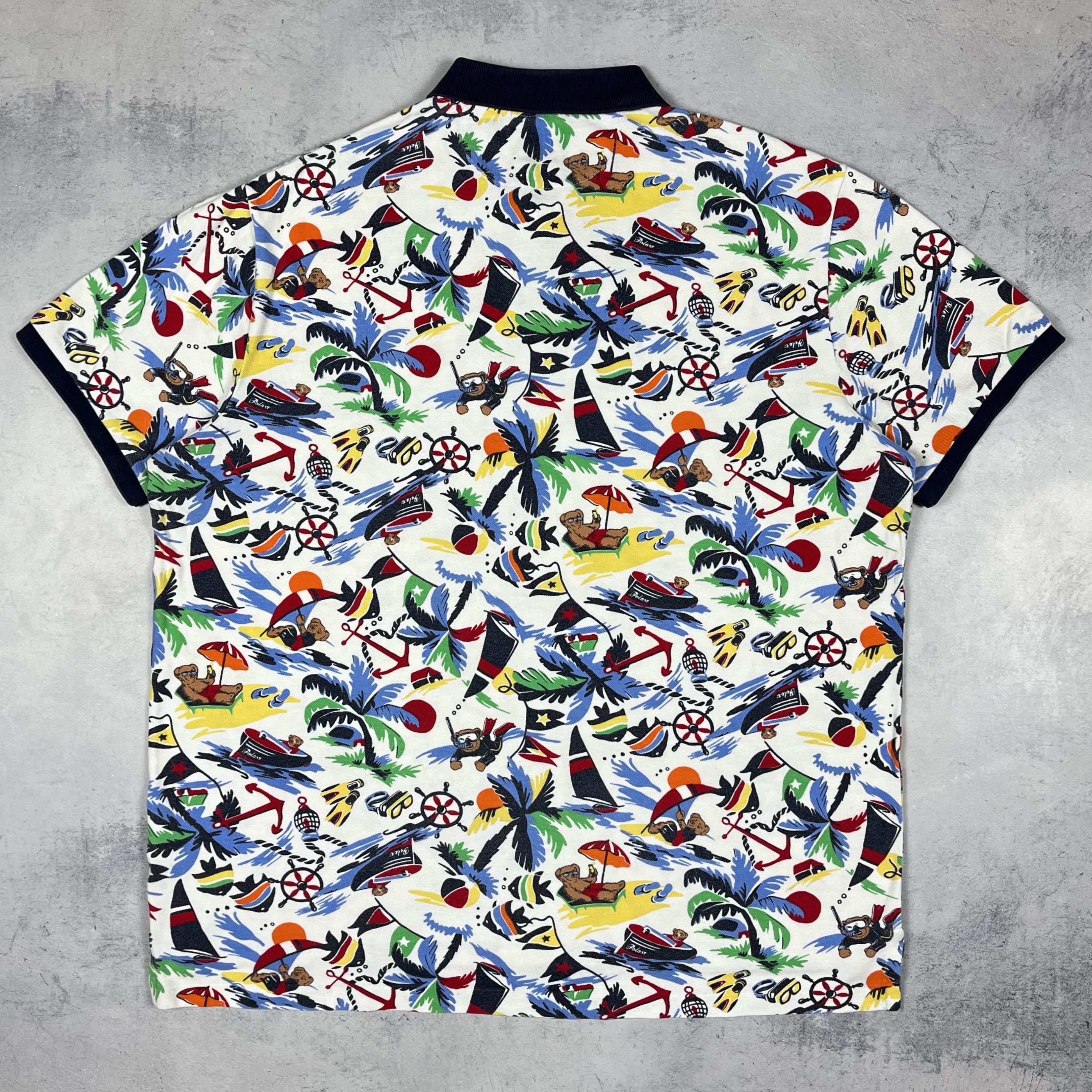 Polo Ralph Lauren Polo Bear Ralph Lauren Multi-logo Polo Shirt Size US XXL / EU 58 / 5 - 21 Thumbnail