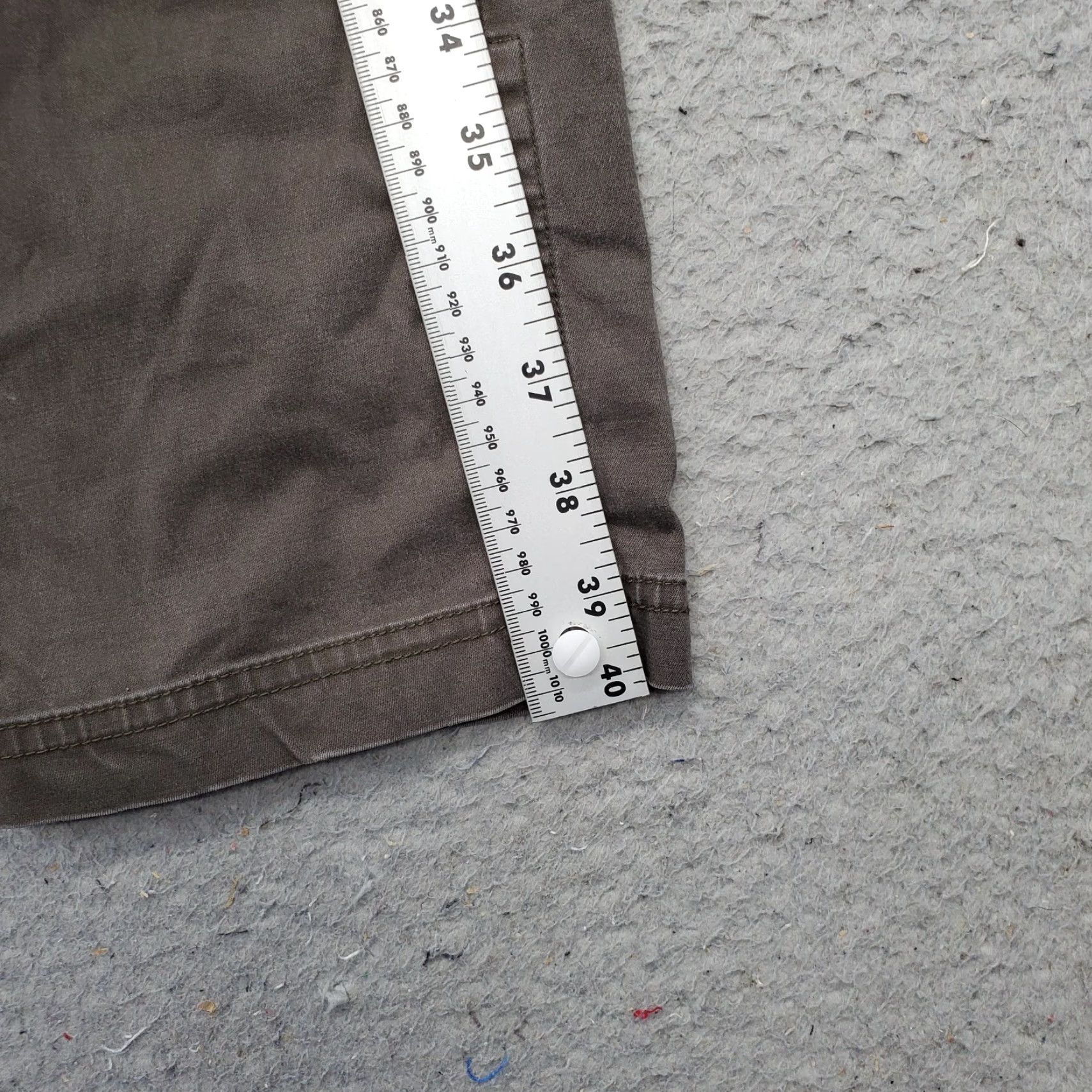 Ben Sherman Ben Sherman Pants Mens 30/32 Gray Flat Front Stretch Straight Leg Double Stitch Pants Mens Size 30 Gray Flat Front Stretch Straight Leg Mens Size US 30 / EU 46 - 4 Thumbnail