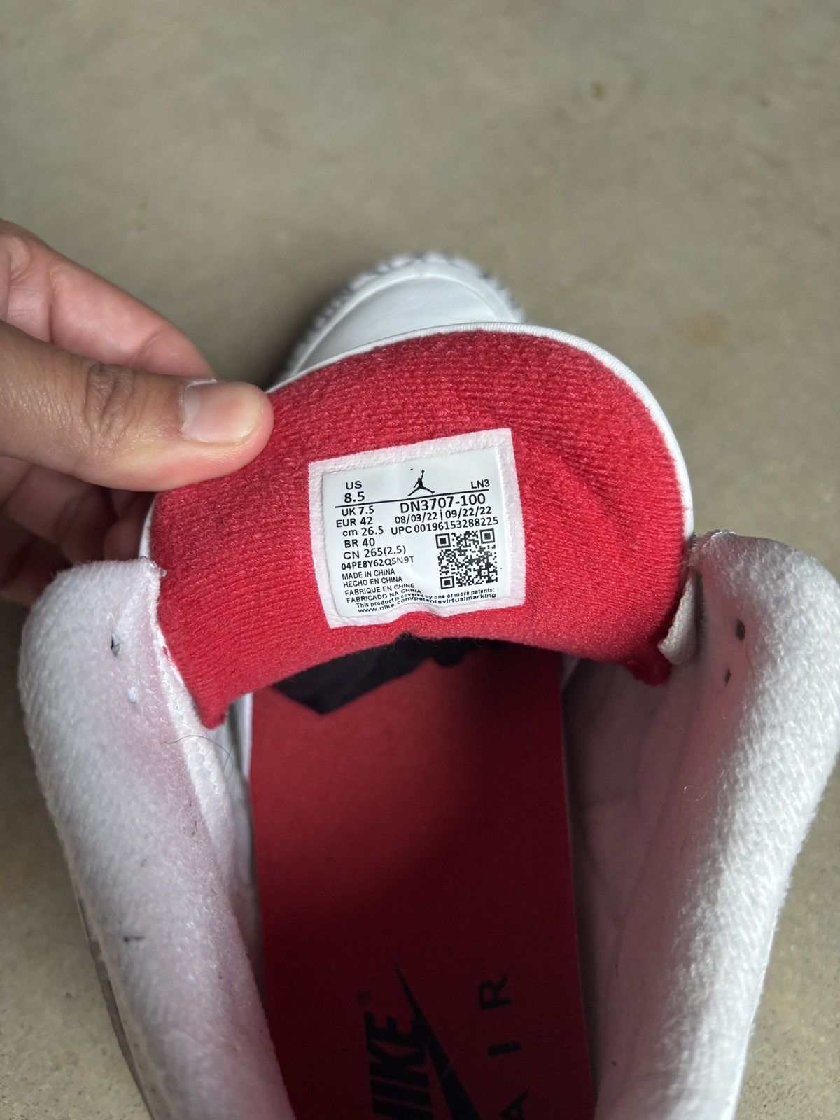 Jordan Brand Jordan 3 Cement Reimagined Size US 8.5 / EU 41-42 - 4 Thumbnail