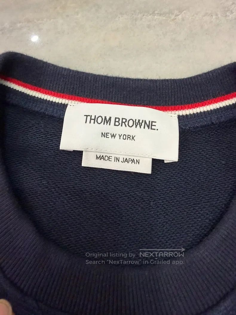Thom Browne Thom Browne Knit Sweatshirt Blue Size US L / EU 52-54 / 3 - 4 Thumbnail