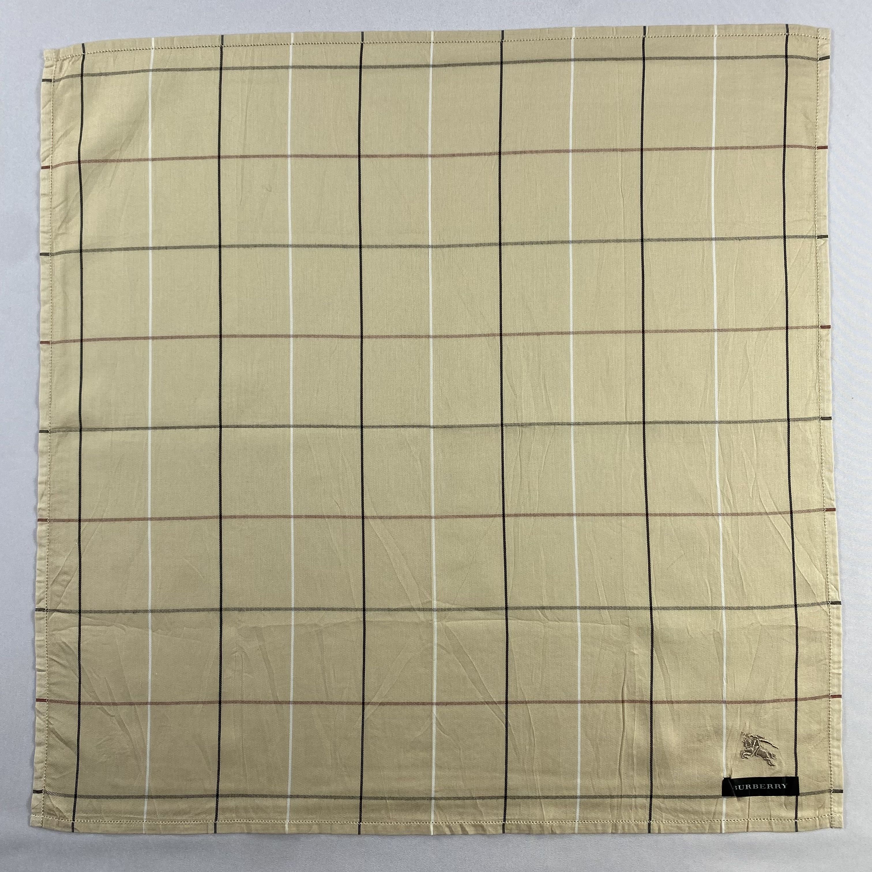 Burberry × Vintage Burberry Handkerchief / Neckerchief / Bandana-P1407 Size ONE SIZE - 1 Thumbnail
