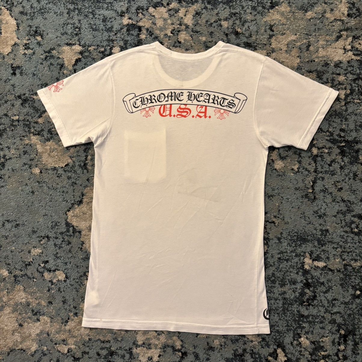 Chrome Hearts Chrome Hearts USA T Shirt Size Small Worn Lightly Size US S / EU 44-46 / 1 - 1 Thumbnail