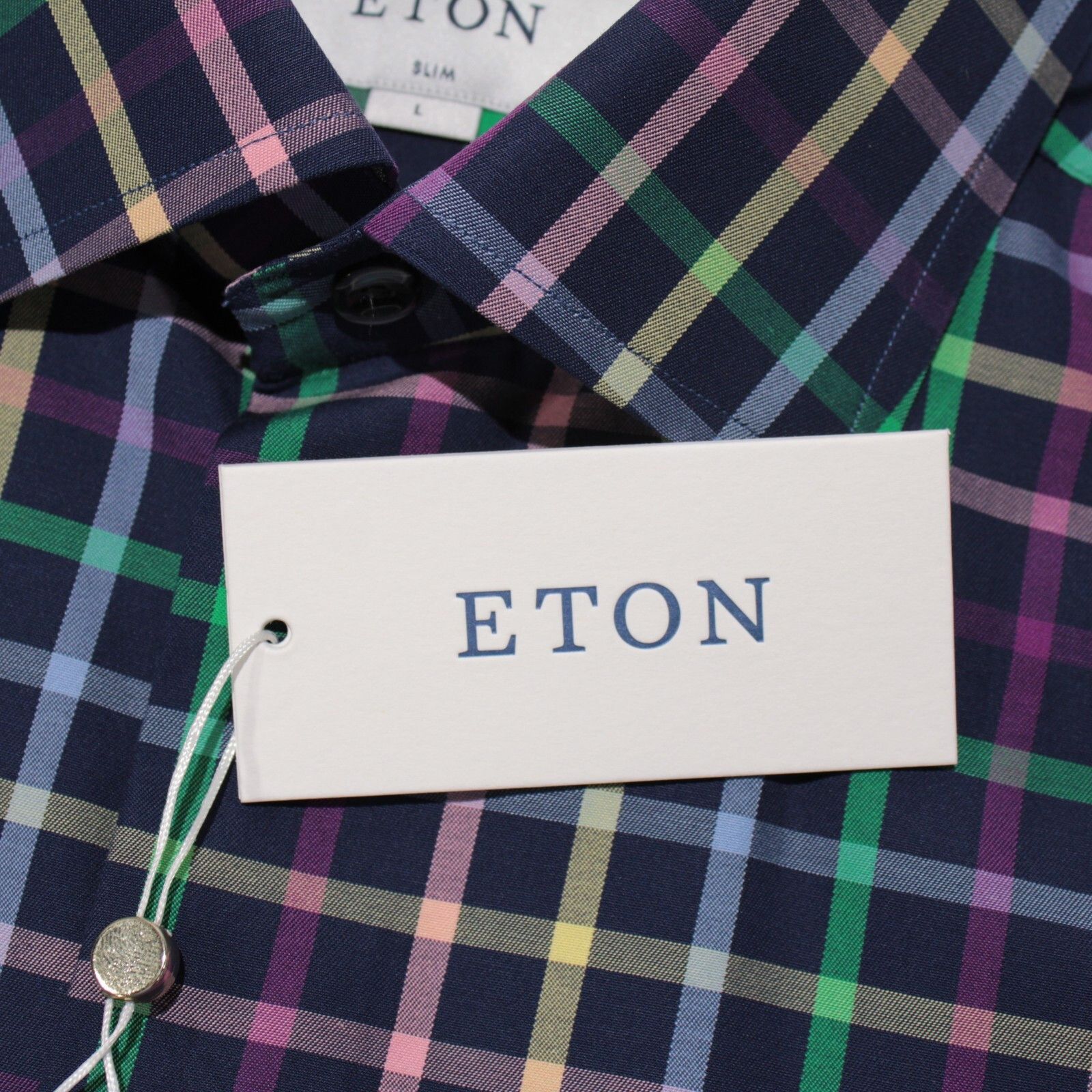 Eton Eton New with tags Shirt Size L US In Blue Size US L / EU 52-54 / 3 - 2 Thumbnail