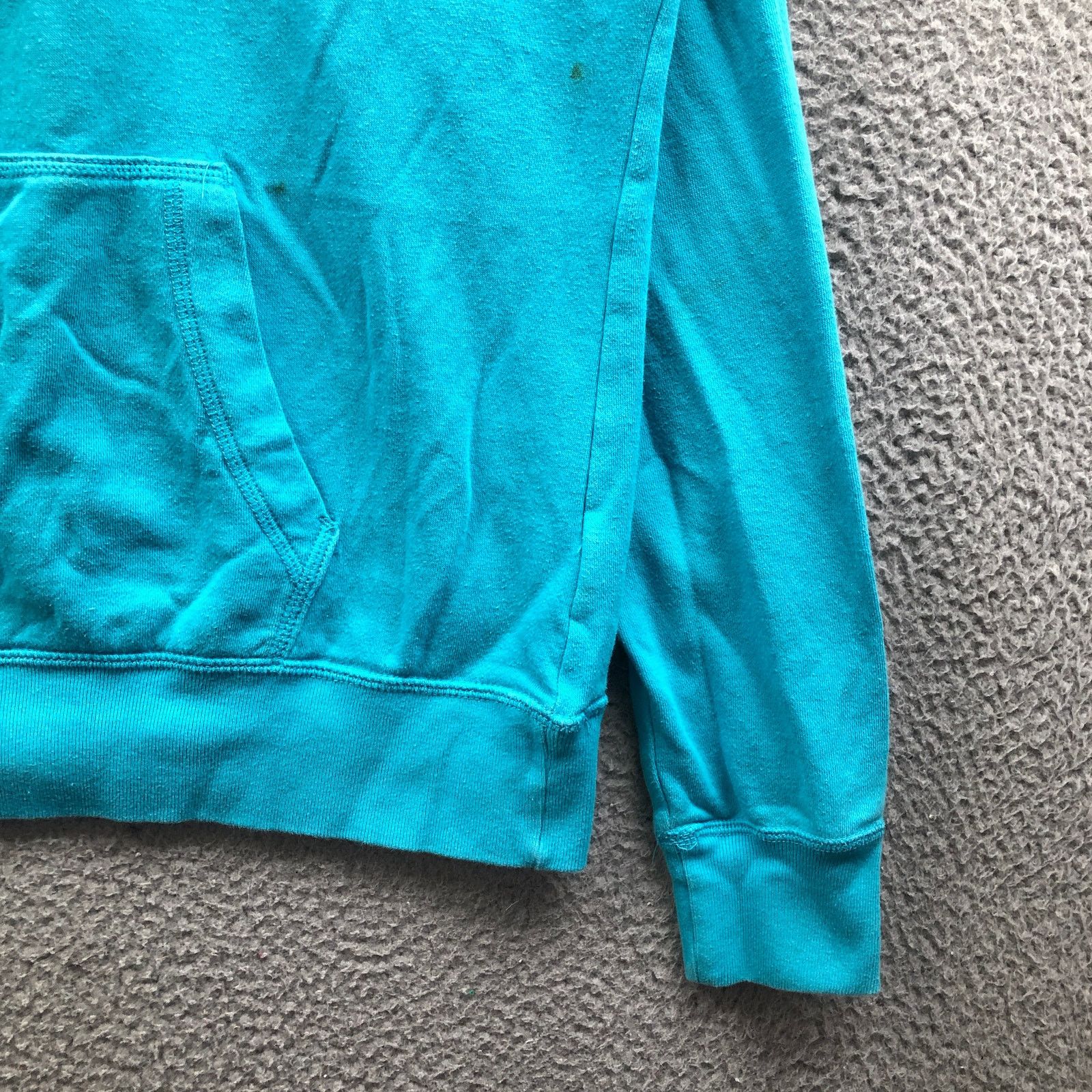 Nike Nike Solo Swoosh Fleece Hoodie Sweatshirt Womens Large Aqua Size L / US 10 / IT 46 - 8 Thumbnail