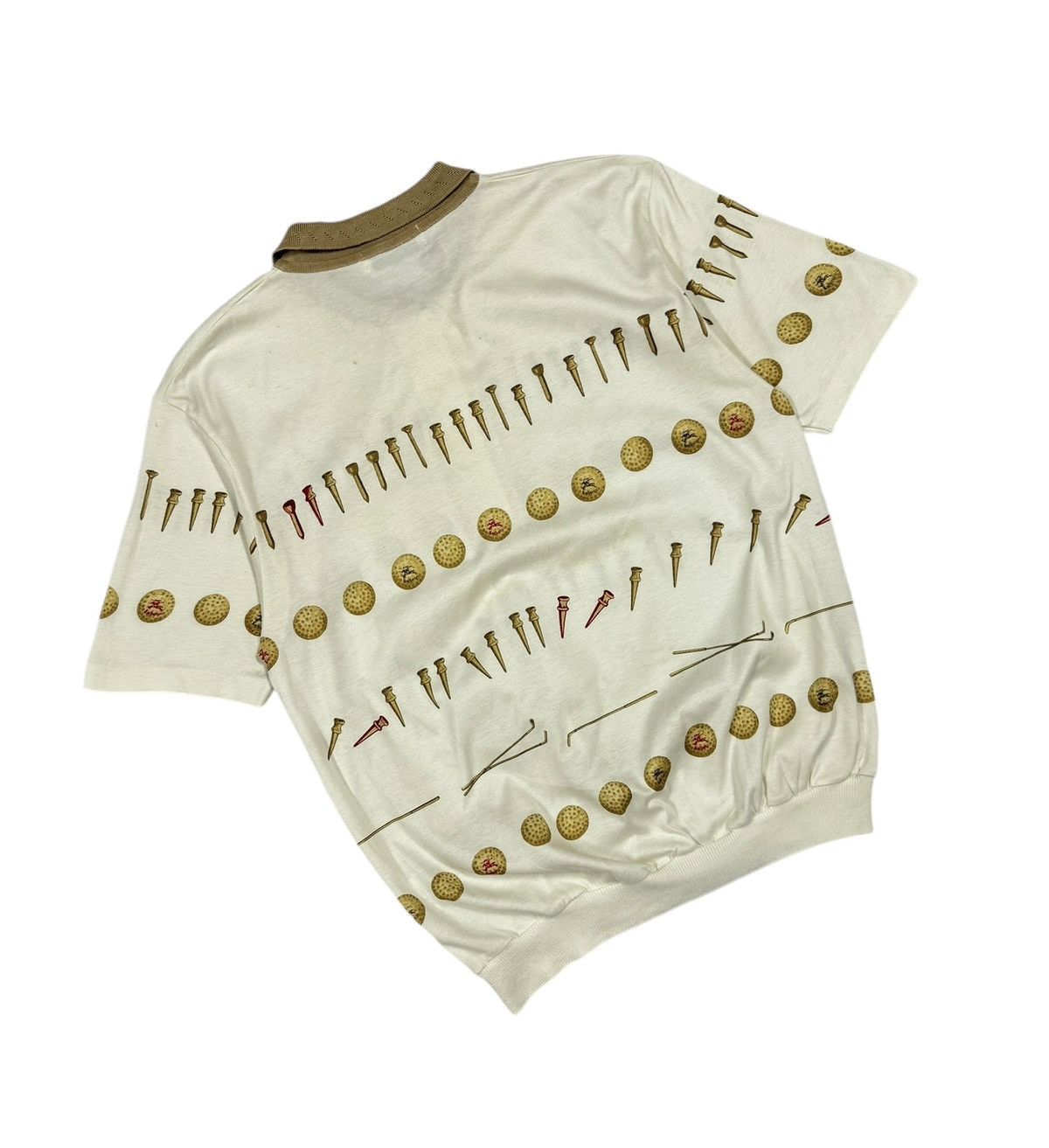 Burberry × Vintage Vtg🔥Burberrys Petite Golf Polo Shirt Size US L / EU 52-54 / 3 - 9 Thumbnail