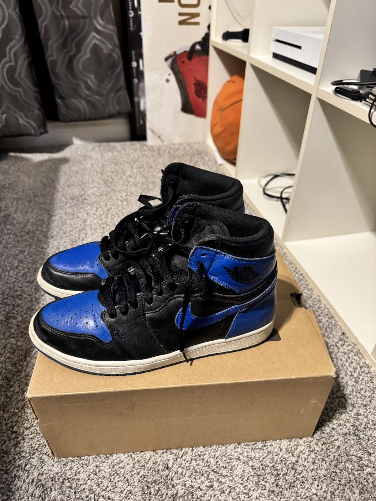 Jordan Brand × Vintage Jordan 1 retro Royal blue Size US 10.5 / EU 43-44 - 3 Thumbnail