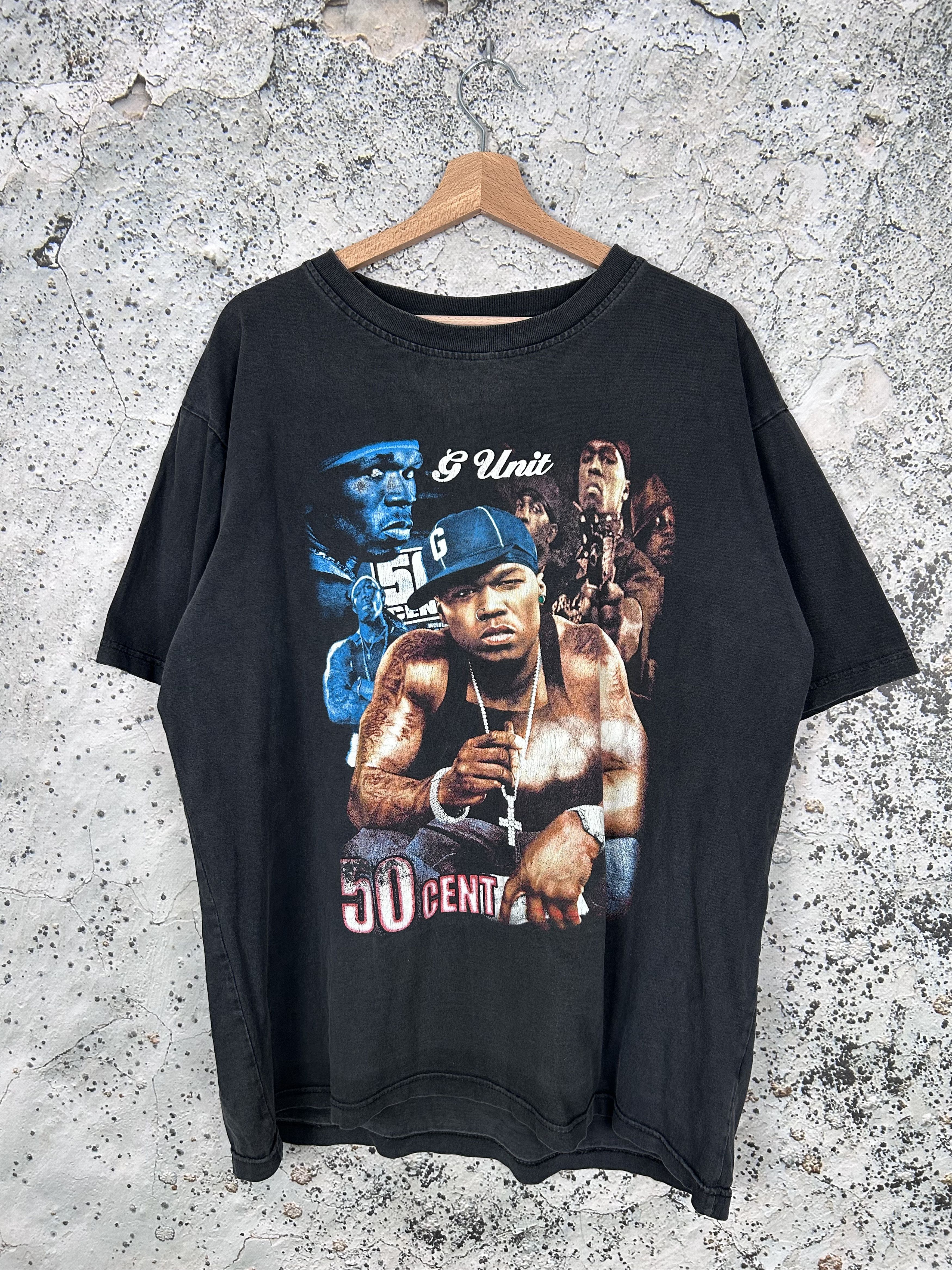 50 Cent × Rap Tees × Vintage Vintage 50 Cent G-Unit T-Shirt Rap