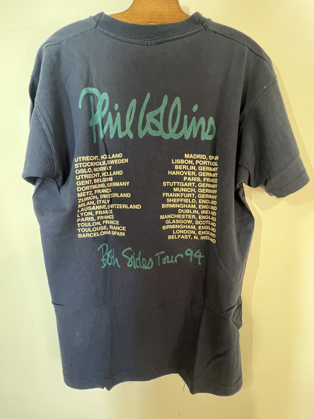 Band Tees rare Phil Collins vintage mid 90s shirt tour Size US XL / EU 56 / 4 - 5 Thumbnail