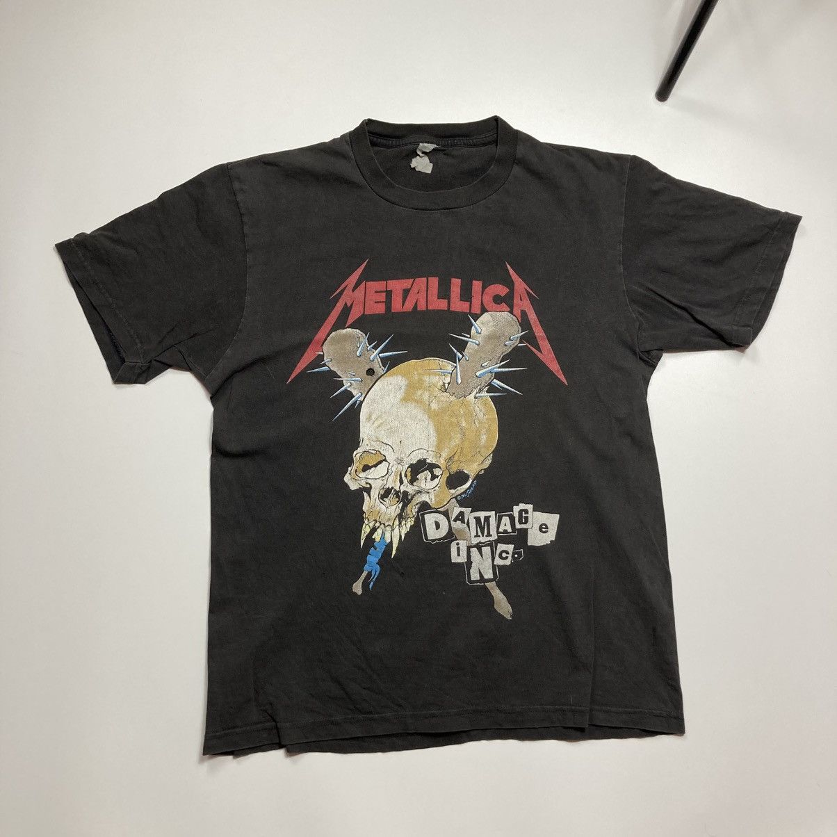 Band Tees metallica damage inc tour pushead trash heavy metal rock Size US M / EU 48-50 / 2 - 1 Thumbnail