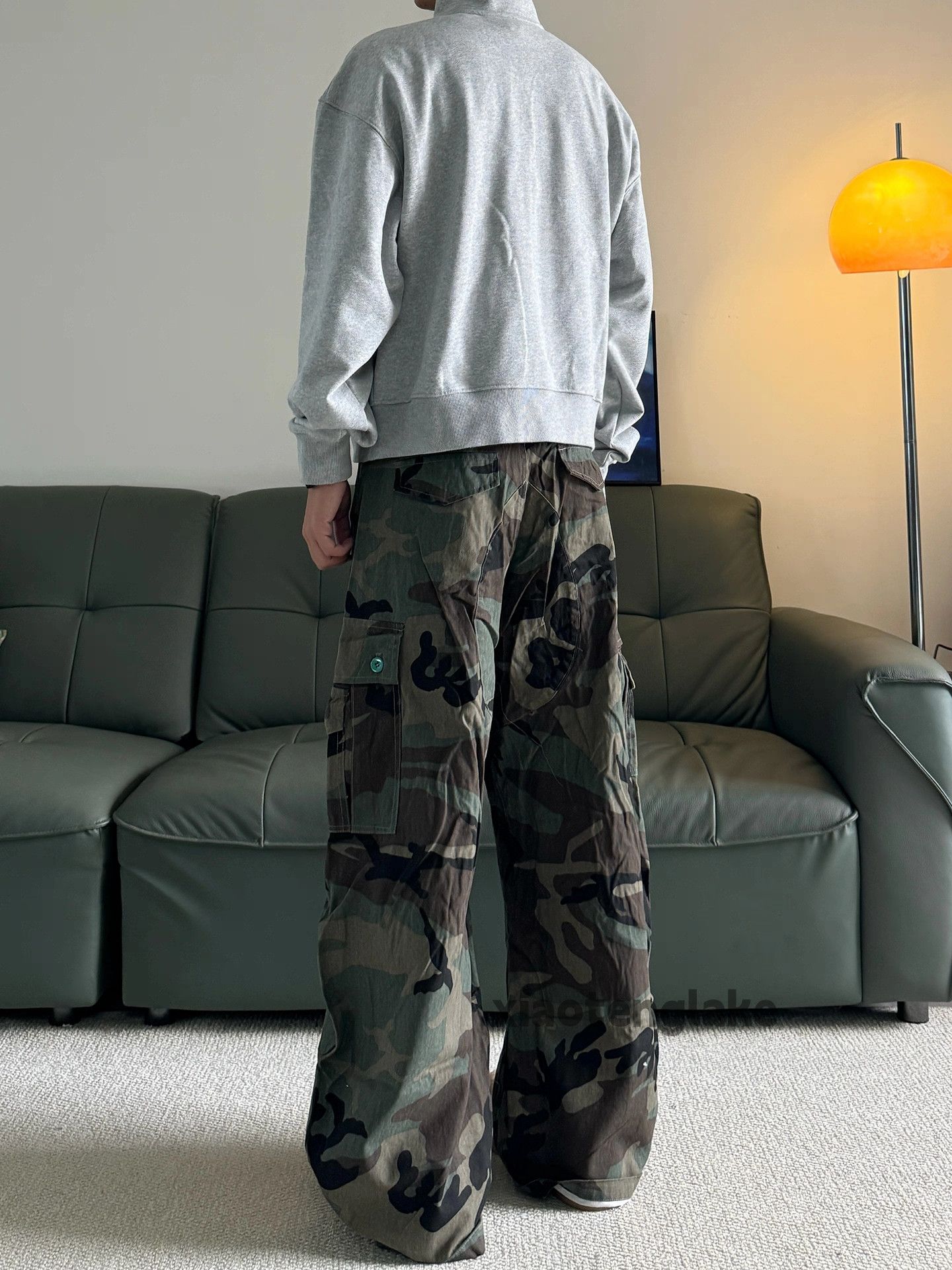 Vintage Unisex outdoor utility military tactical camo baggy pants Size US 30 / EU 46 - 3 Thumbnail