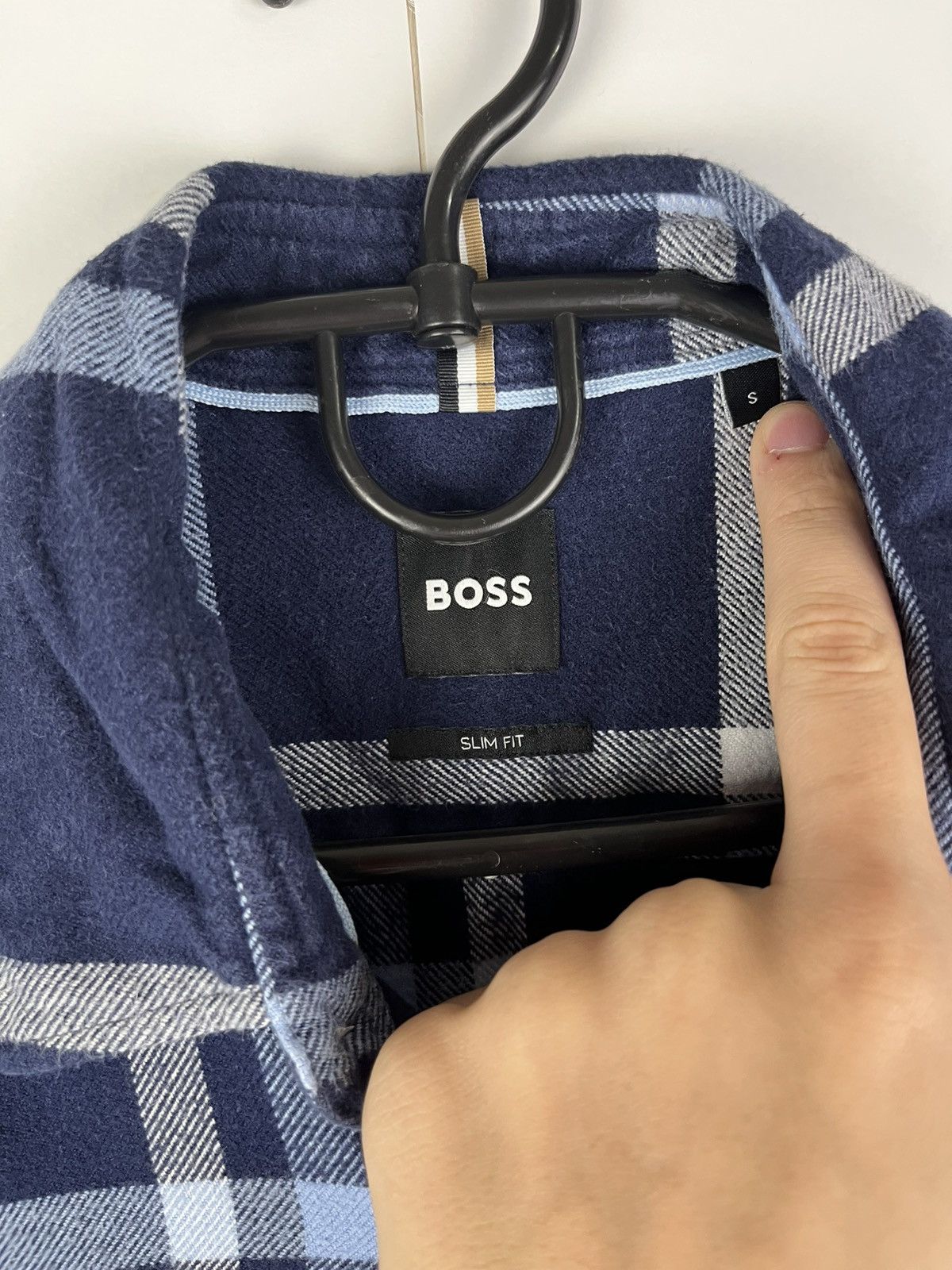 Hugo Boss Hugo Boss Streetwear Plaid Cotton Shirt Button Up Size US S / EU 44-46 / 1 - 7 Thumbnail