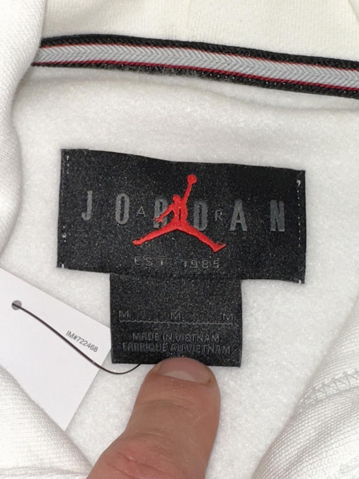 Nike Air Jordan Nike Collection Take Flight Fleece Hoodie White Size US M / EU 48-50 / 2 - 2 Thumbnail