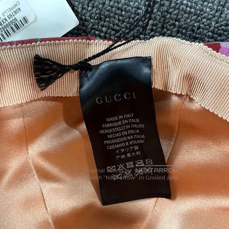 Gucci Gucci SizeL Floral cap Size ONE SIZE - 6 Thumbnail
